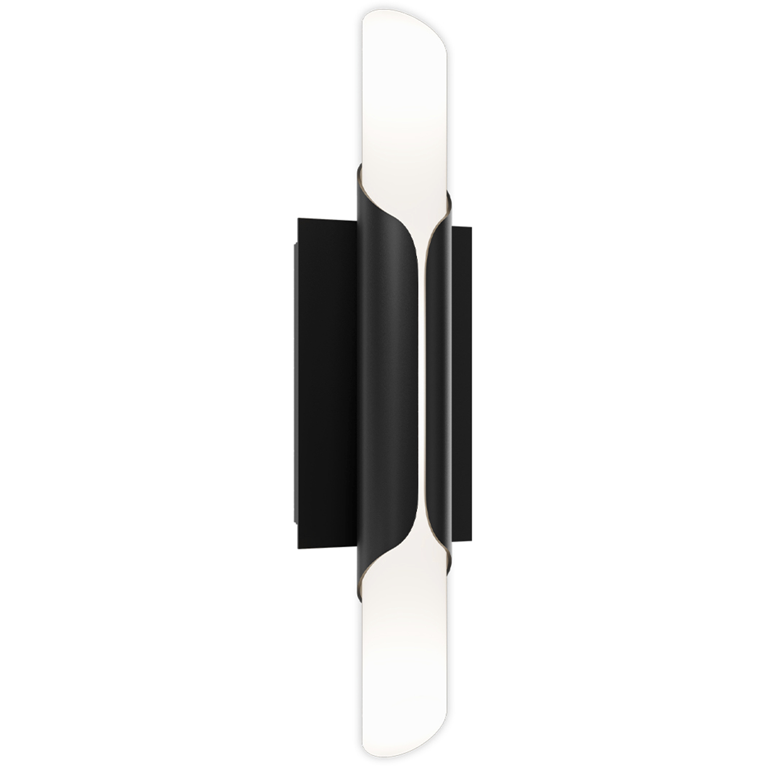 Wrappe Wall Sconce Wall Light in 3000K, Black, dweLED