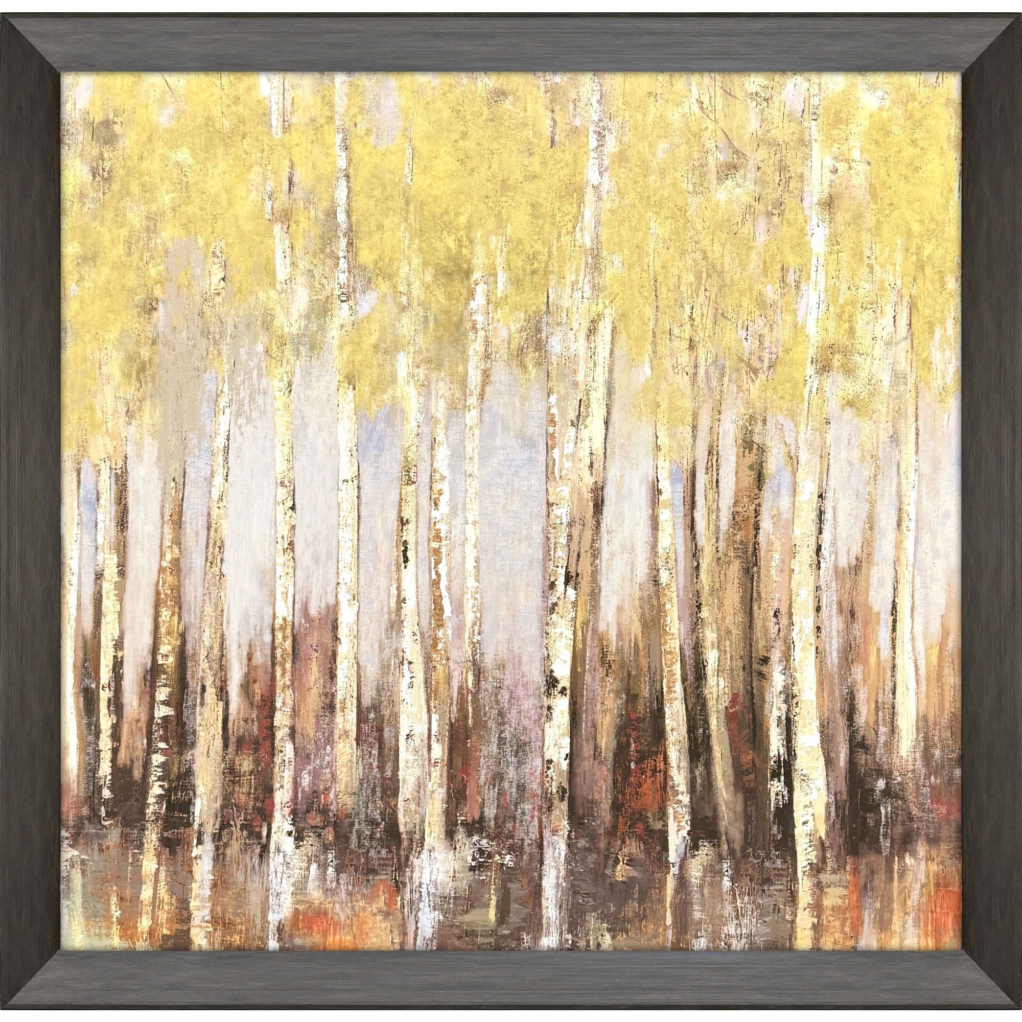 New Estate Yellow and Green and Brown and Multi Framed Art