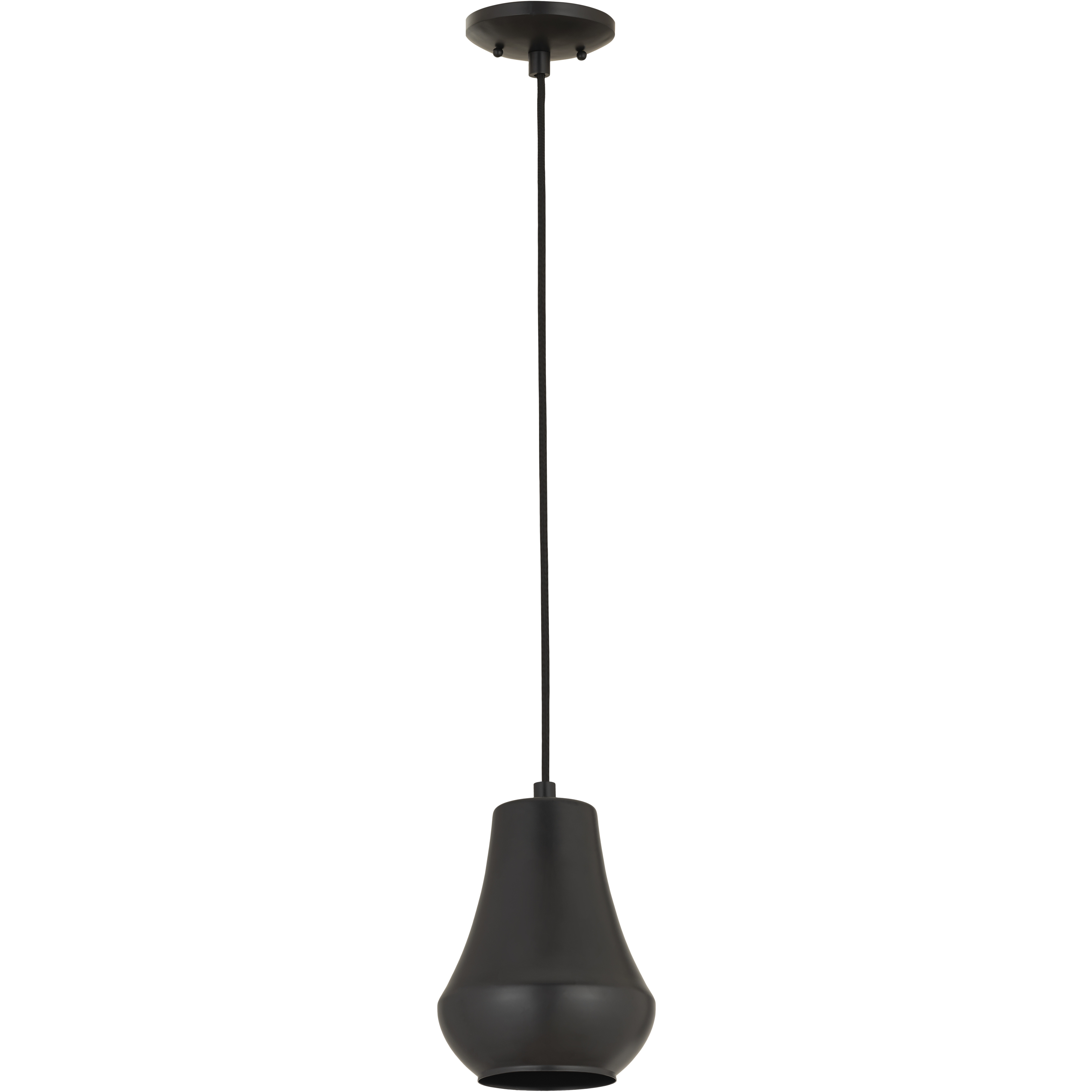 Hartford 1 Light 7 inch Matte Black Mini Pendant Ceiling Light