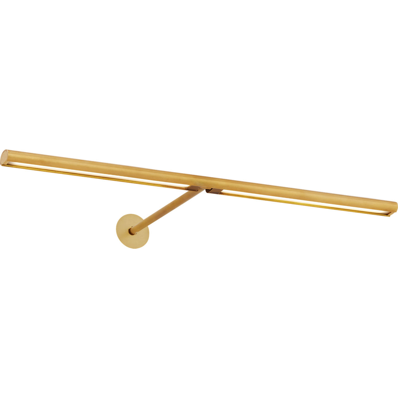 Sean Lavin Modern 13.5 watt Natural Brass Picture Light Wall Light, Integrated LED
