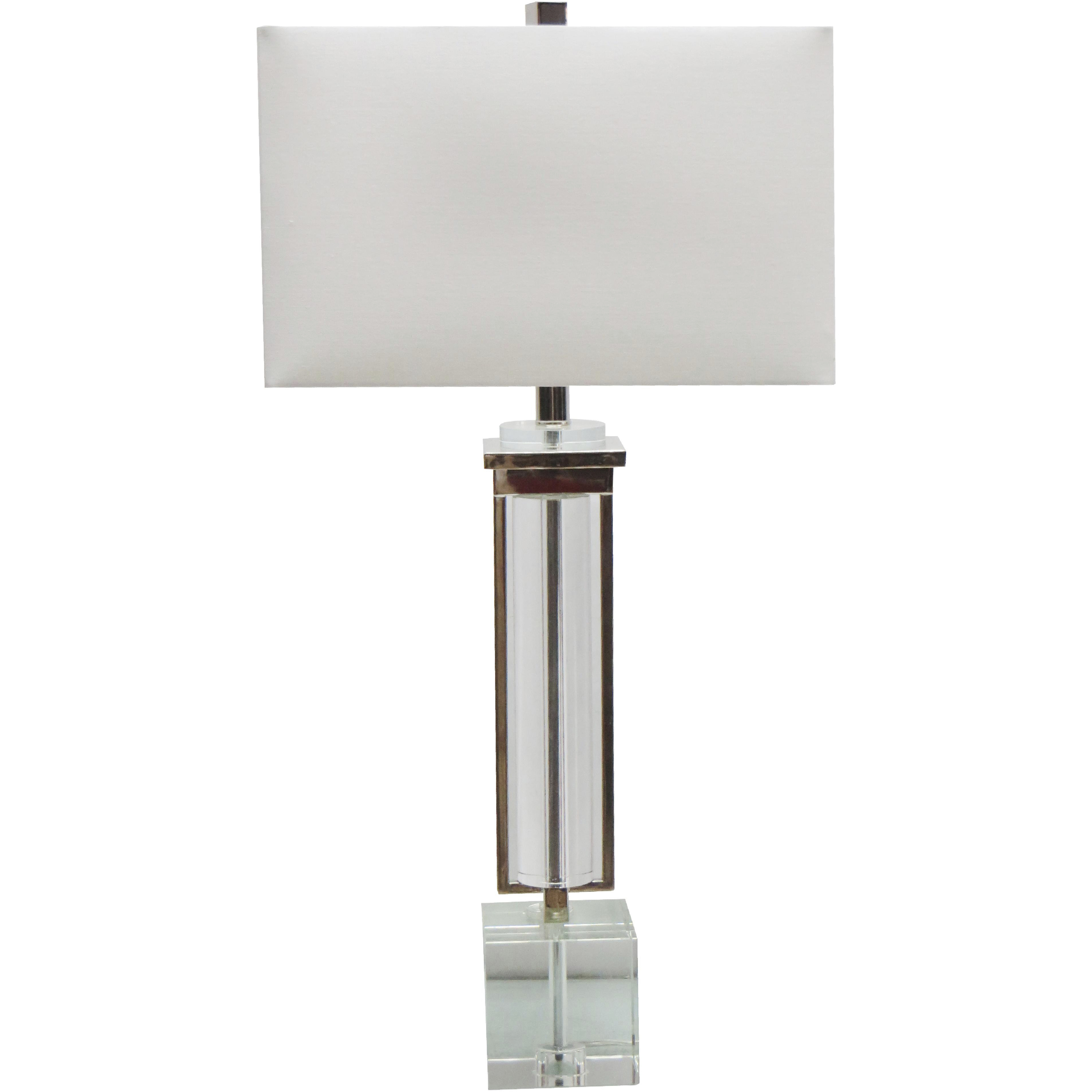 Canada 31.75 inch 100.00 watt Polished Nickel Table Lamp Portable Light