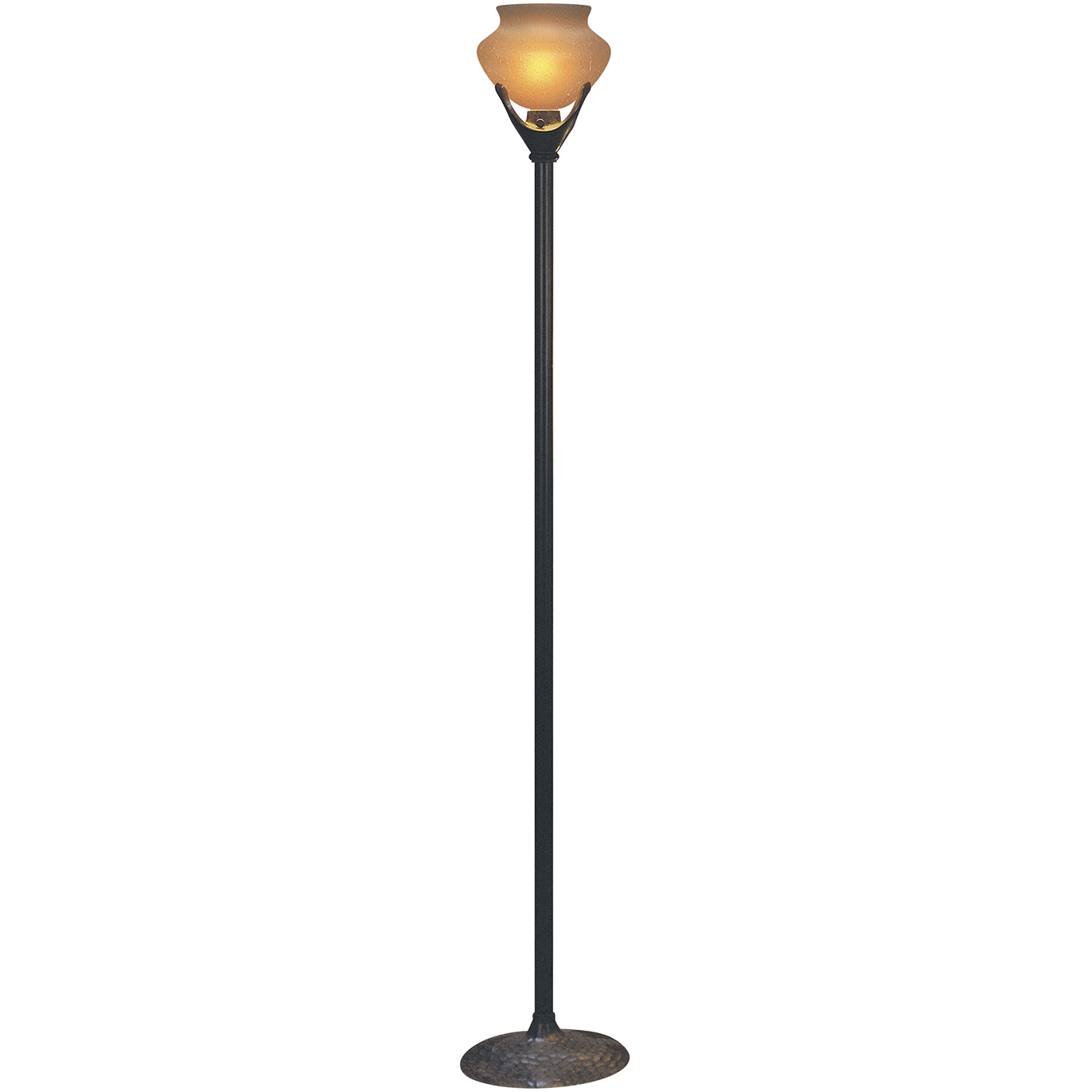 Beaux Arts 69 inch 150 watt Antiqued Rust Torchiere Portable Light