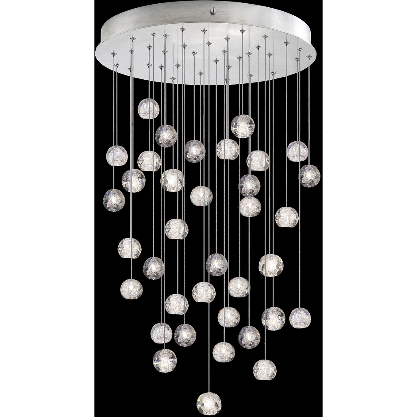Natural Inspirations 36 Light 34 inch Silver Pendant Ceiling Light