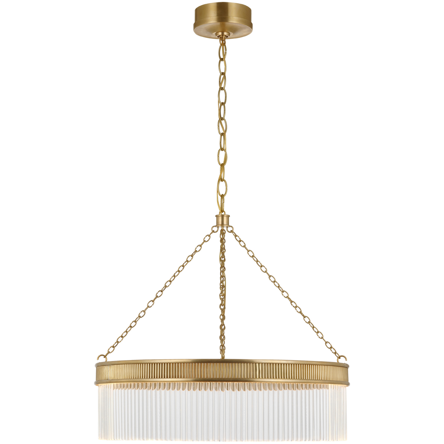 Marie Flanigan Menil LED 26.25 inch Soft Brass Chandelier Ceiling Light