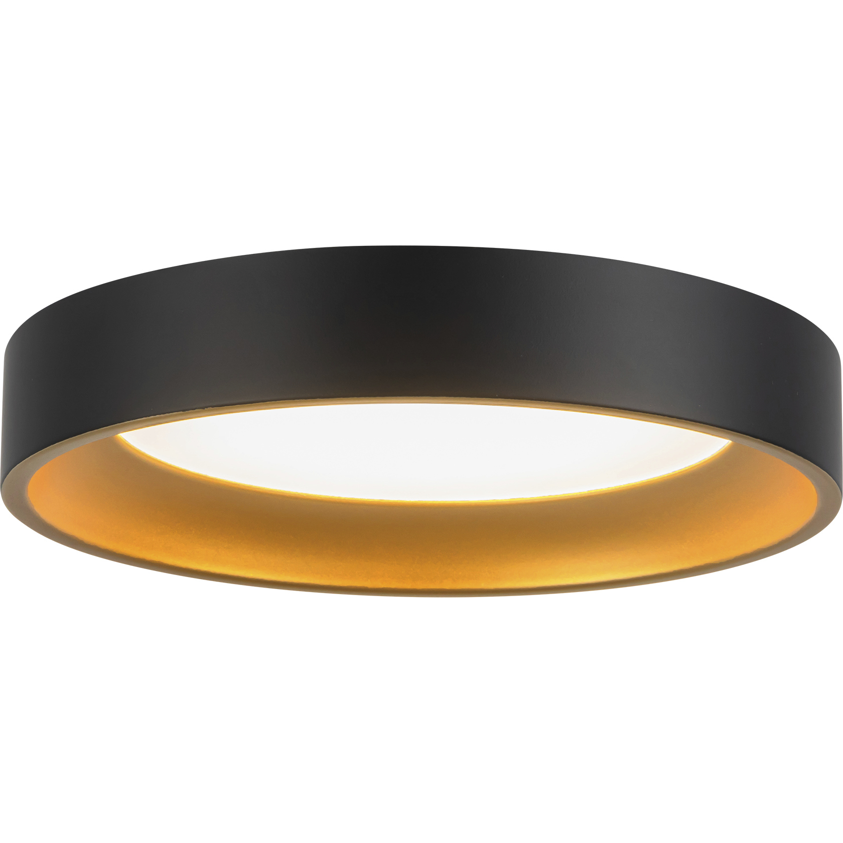 Nix 7.25 inch Black and Gold Flush Mount Ceiling Light