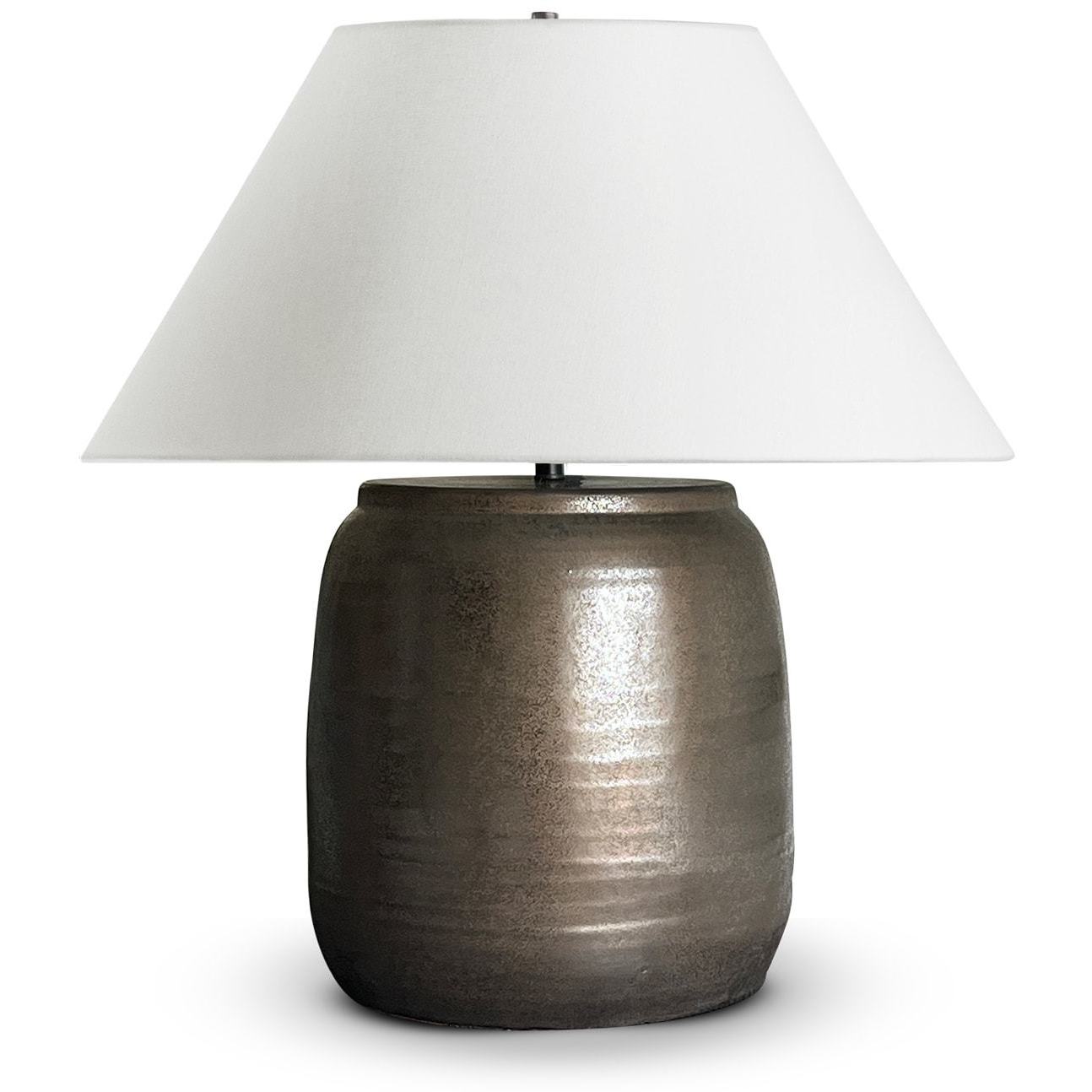 Brown ceramic lamp on sale