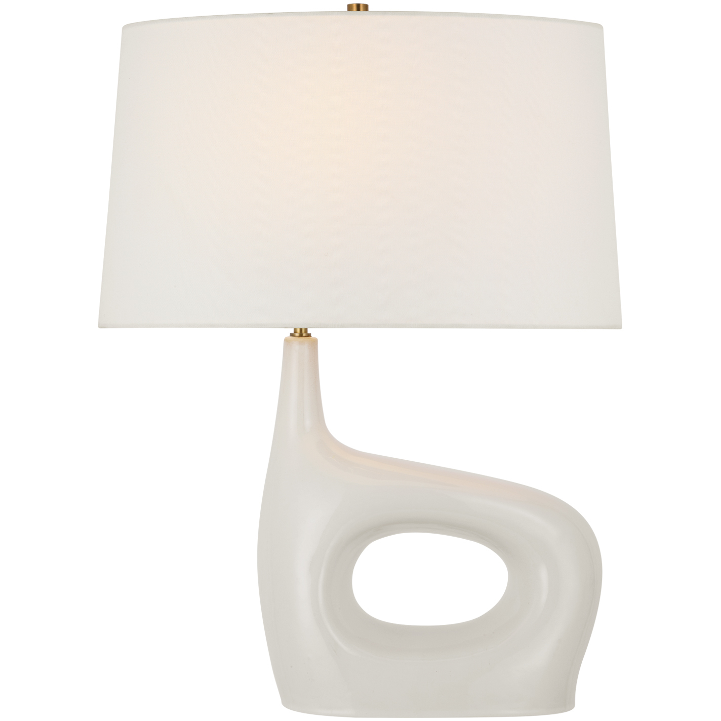 Champalimaud Sutro 24.25 inch 15 watt Ivory Right Table Lamp Portable Light, Medium