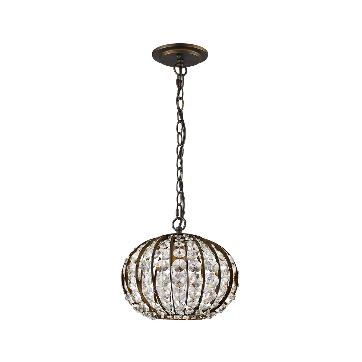 Olivia 1 Light 10.25 inch Oil Rubbed Bronze Pendant Ceiling Light