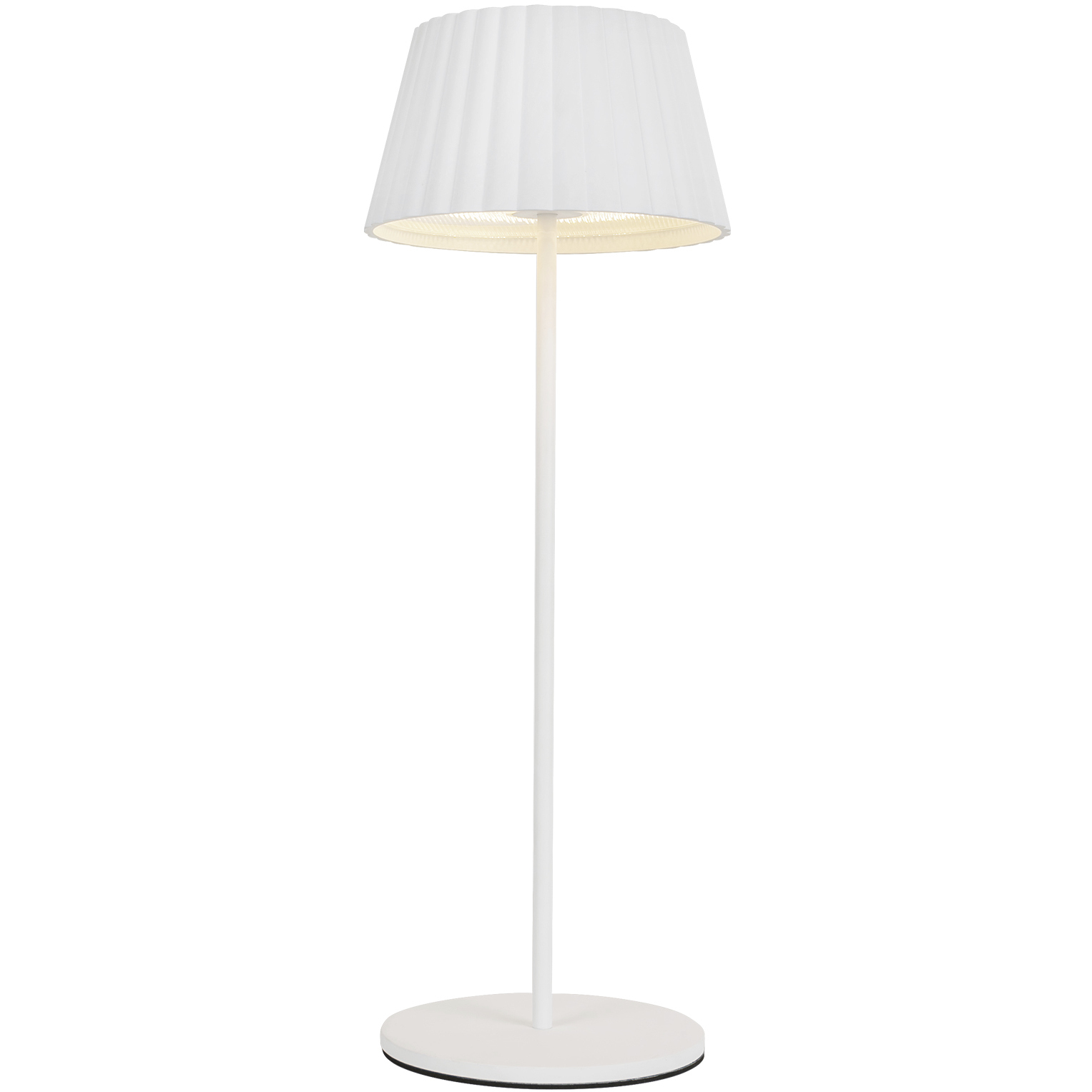 Dario 14.75 inch 3 watt White Table Lamp Portable Light