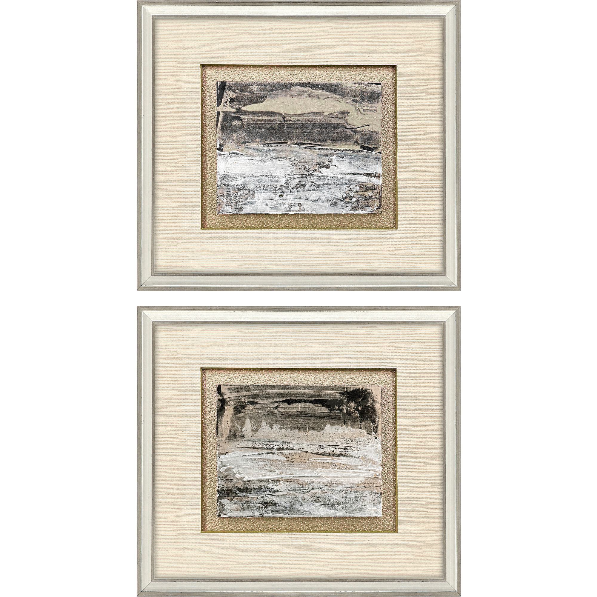 The Studio Metallic and Black and Brown and White Framed Art, The Studio