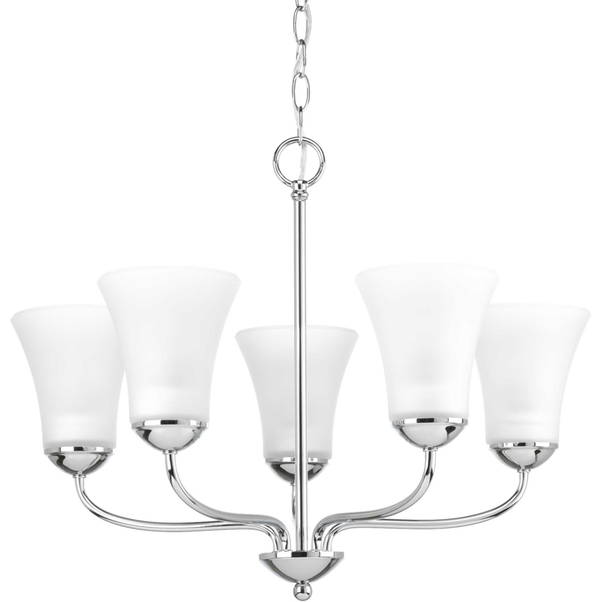 Cady 5 Light 21.88 inch Polished Chrome Chandelier Ceiling Light