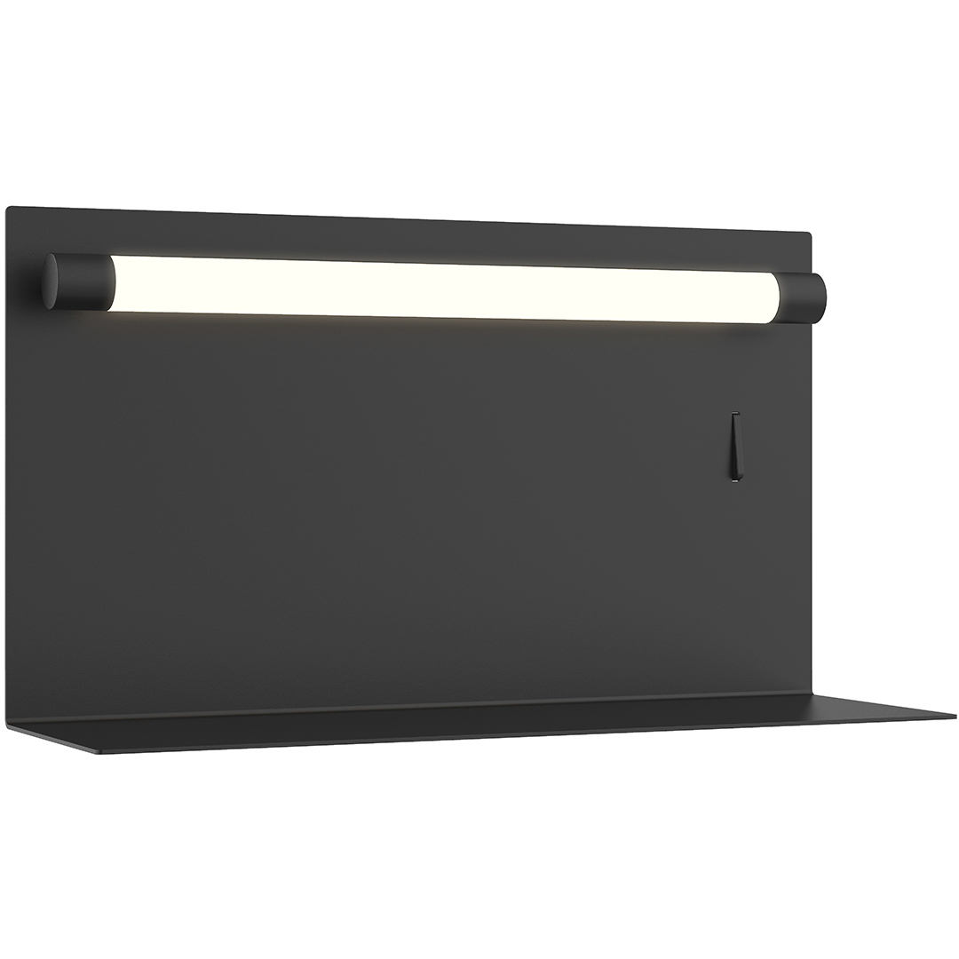 Dresden LED 12.25 inch Black Wall Sconce Wall Light