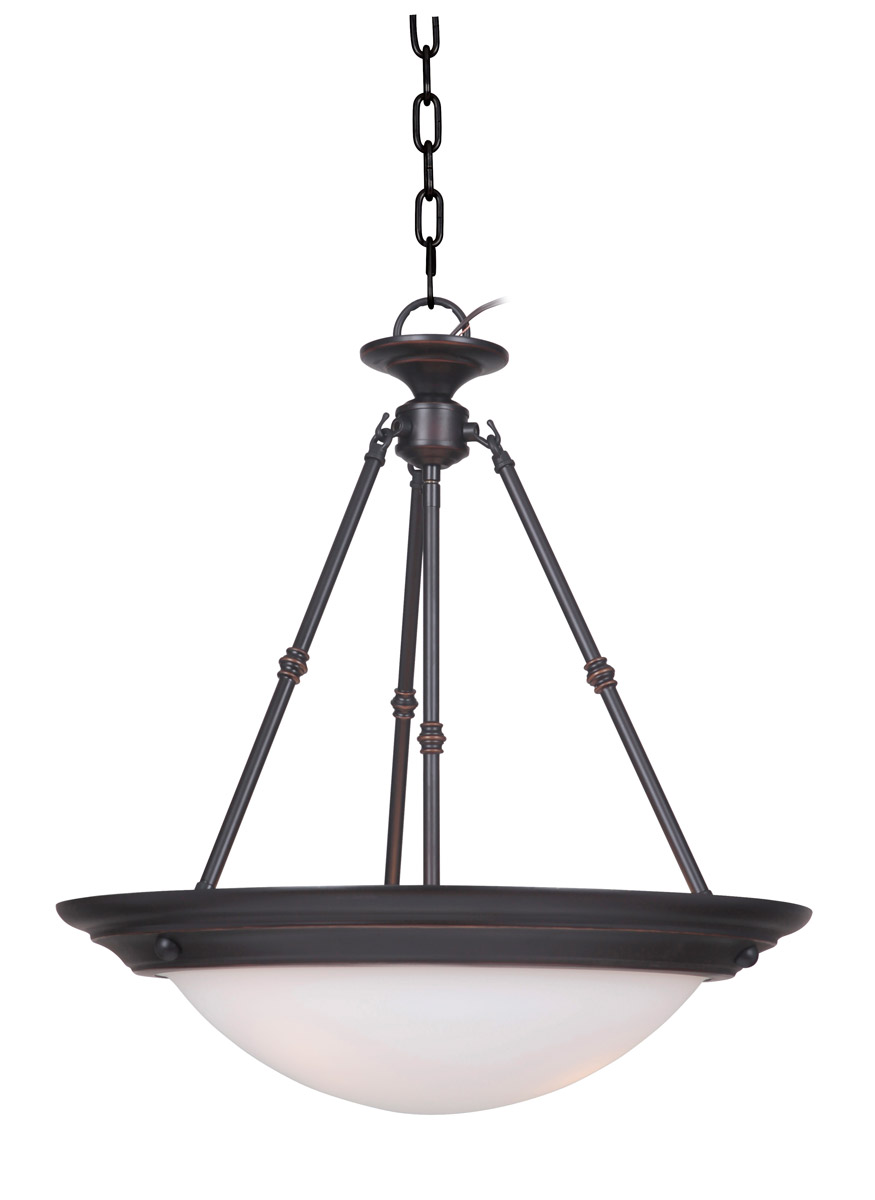 Orbit 3 Light 20 inch Oil Rubbed Bronze Pendant Ceiling Light