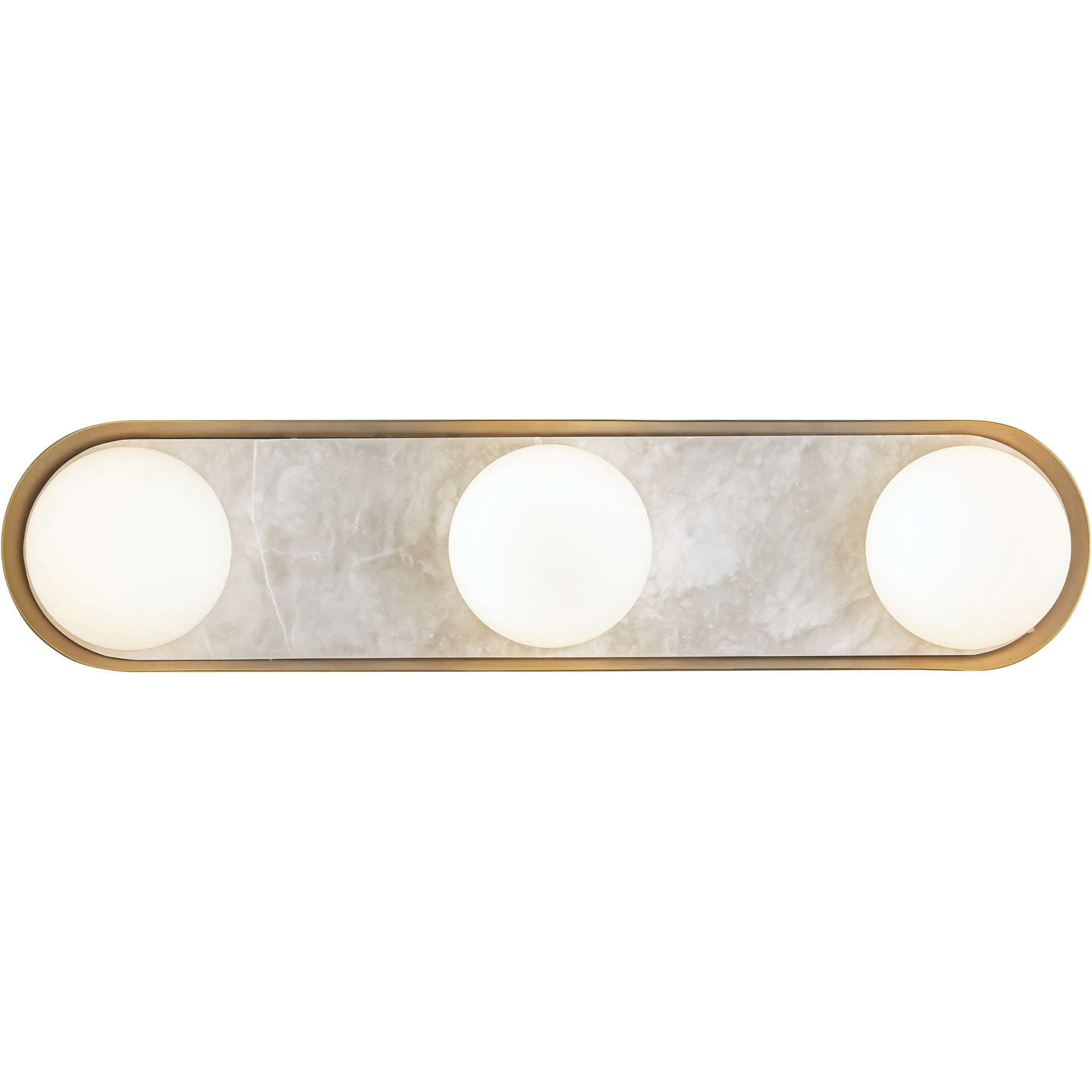 Alonso LED 23.25 inch Vintage Brass Wall/Vanity Light Wall Light