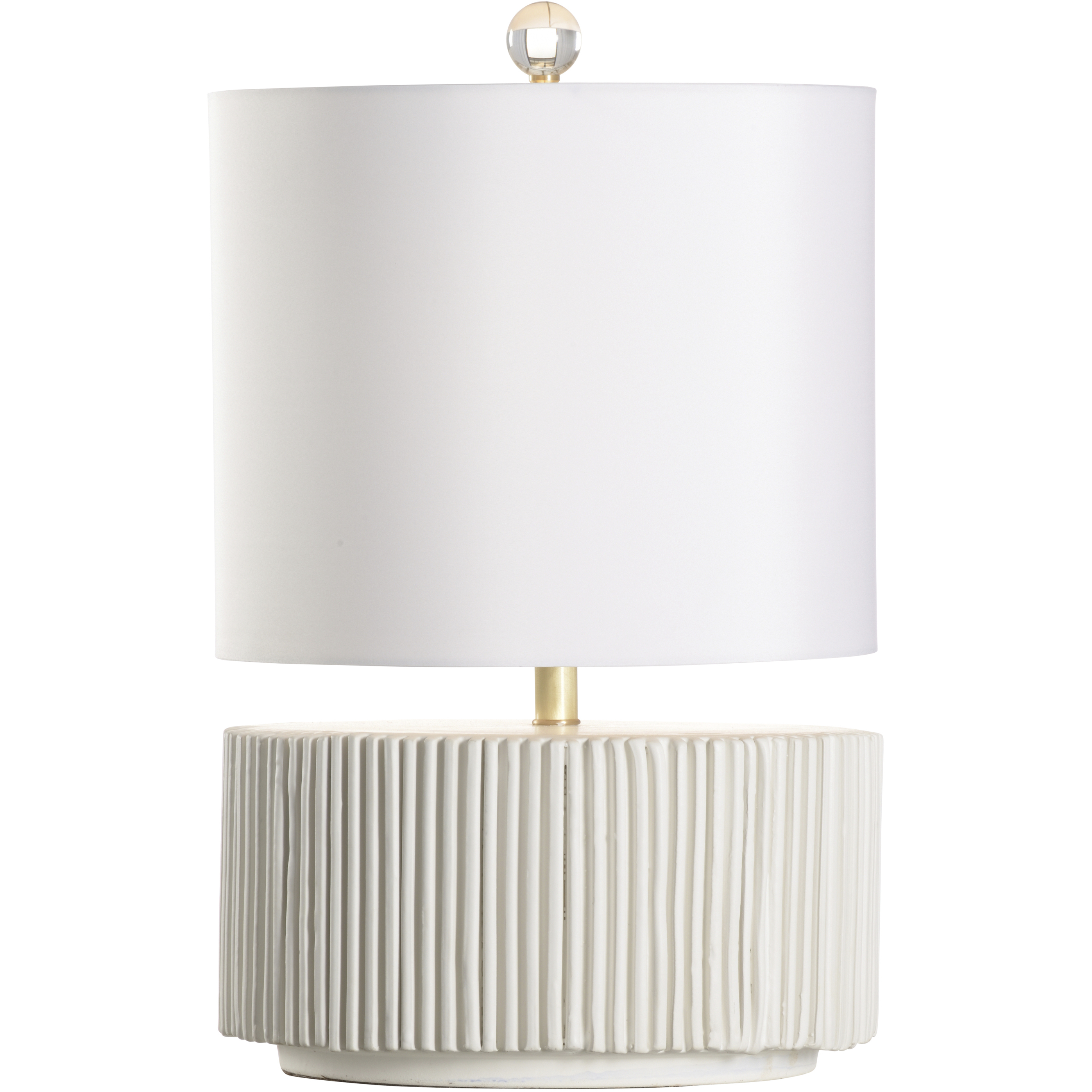 Porticello 13 inch 100.00 watt White/Cream Table Lamp Portable Light