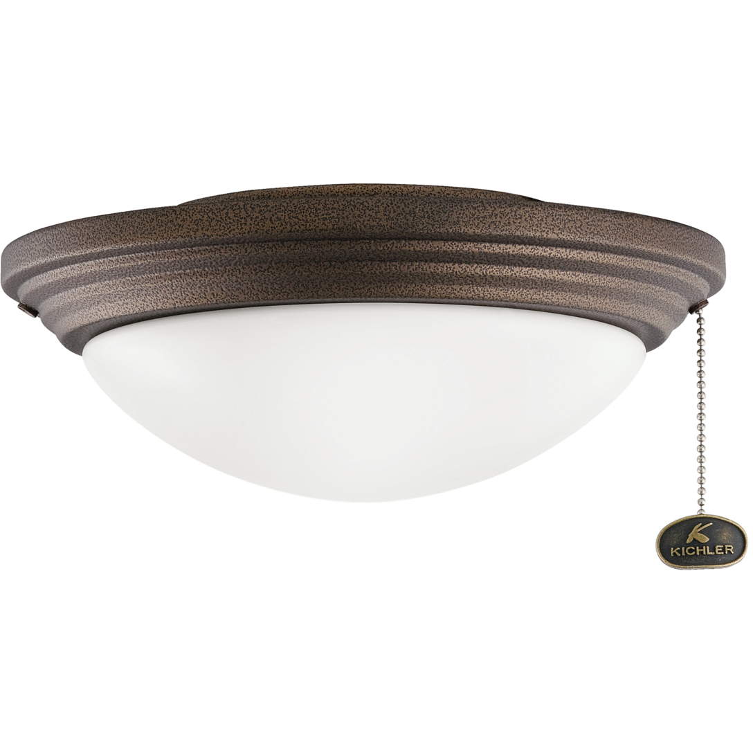 Accessory LED LED Integrated Weathered Copper Powder Coat Fan Light Kits