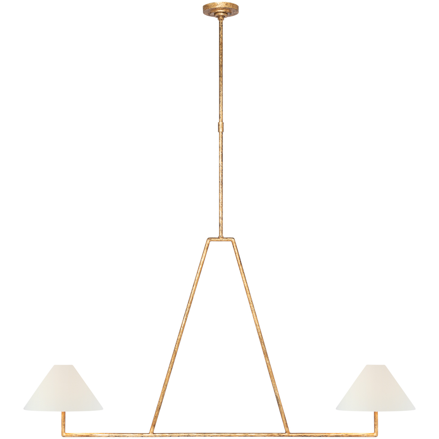 Chapman & Myers Ashton LED 58.75 inch Gilded Iron Sculpted Chandelier Ceiling Light