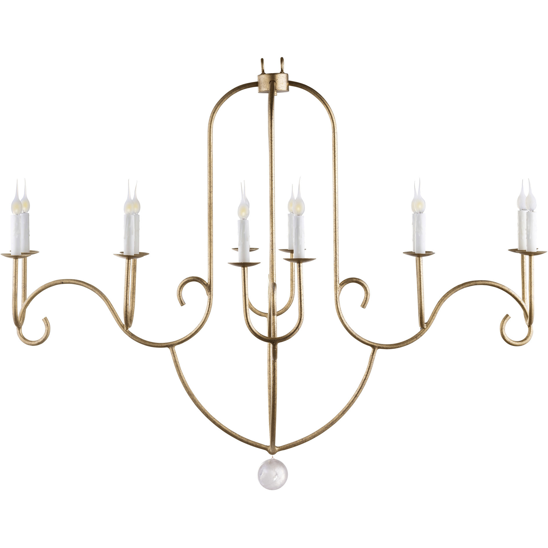 Palm Beach 12 Light Spartina Gold Chandelier Ceiling Light
