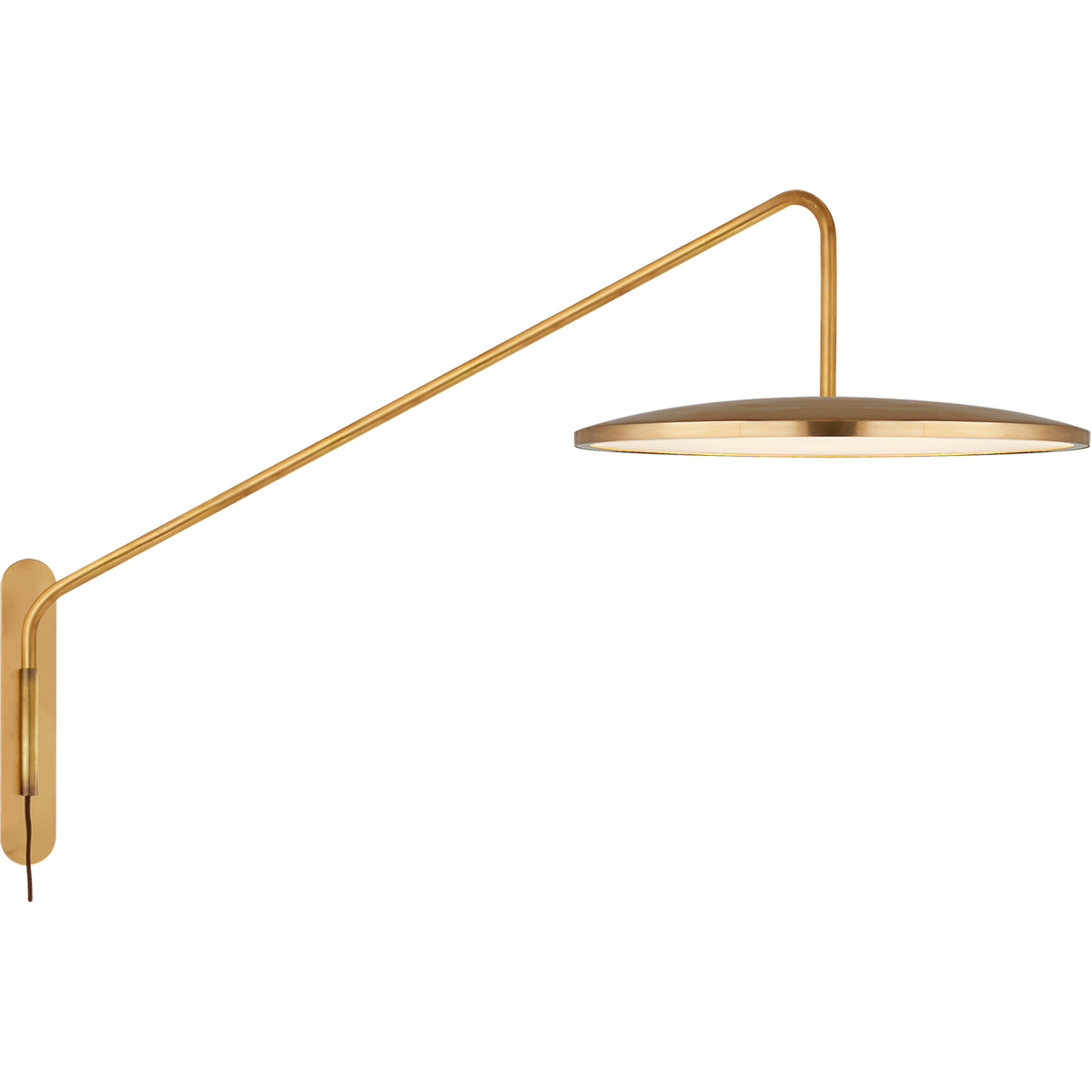 Peter Bristol Dot LED 16.25 inch Natural Brass Articulating Wall Light