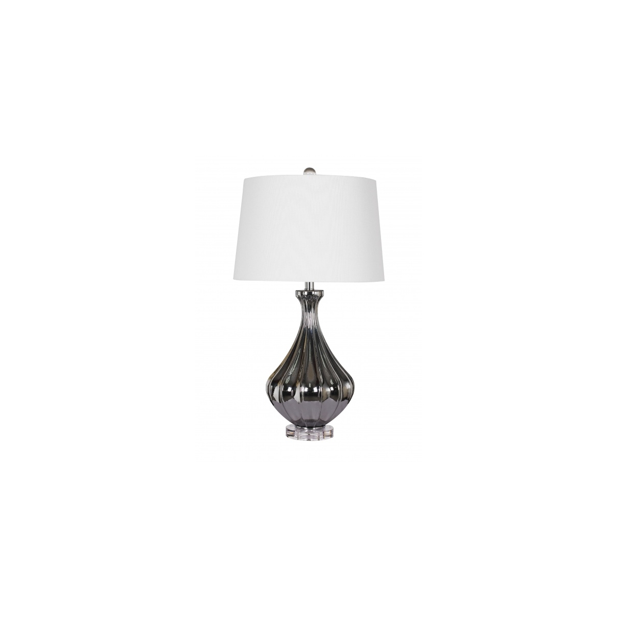 Canada 28.5 inch 100.00 watt Chrome Table Lamp Portable Light