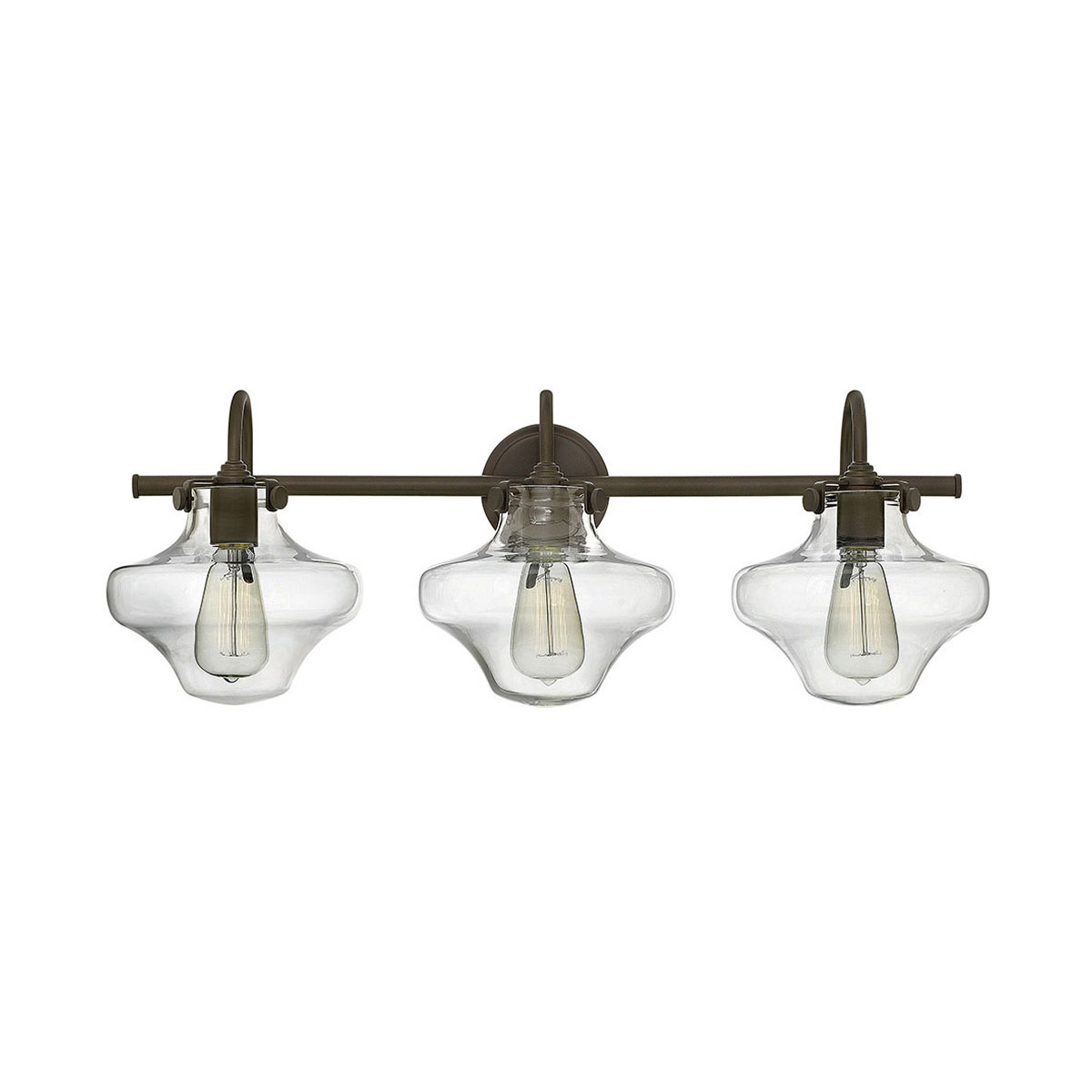 Congress 3 Light 30 inch Oil Rubbed Bronze Bath Light Wall Light
