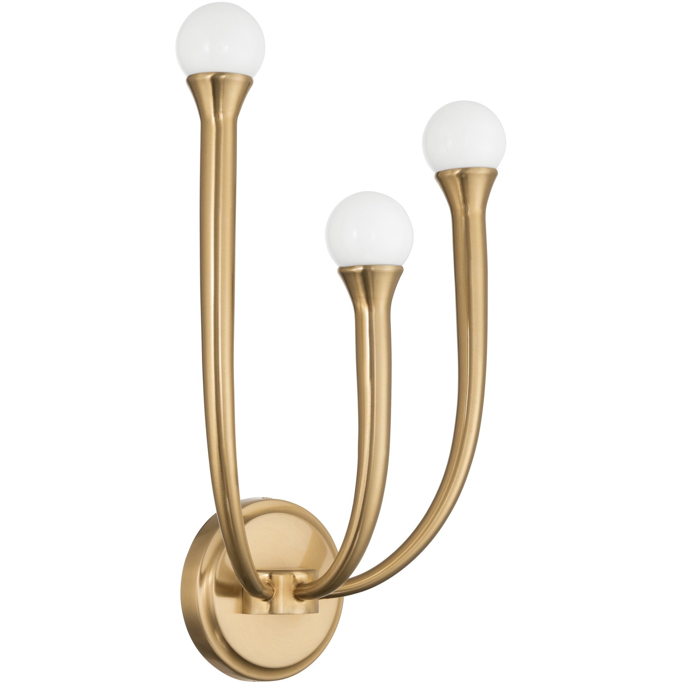 Dahlia LED 7 inch Brass Wall Sconce Wall Light