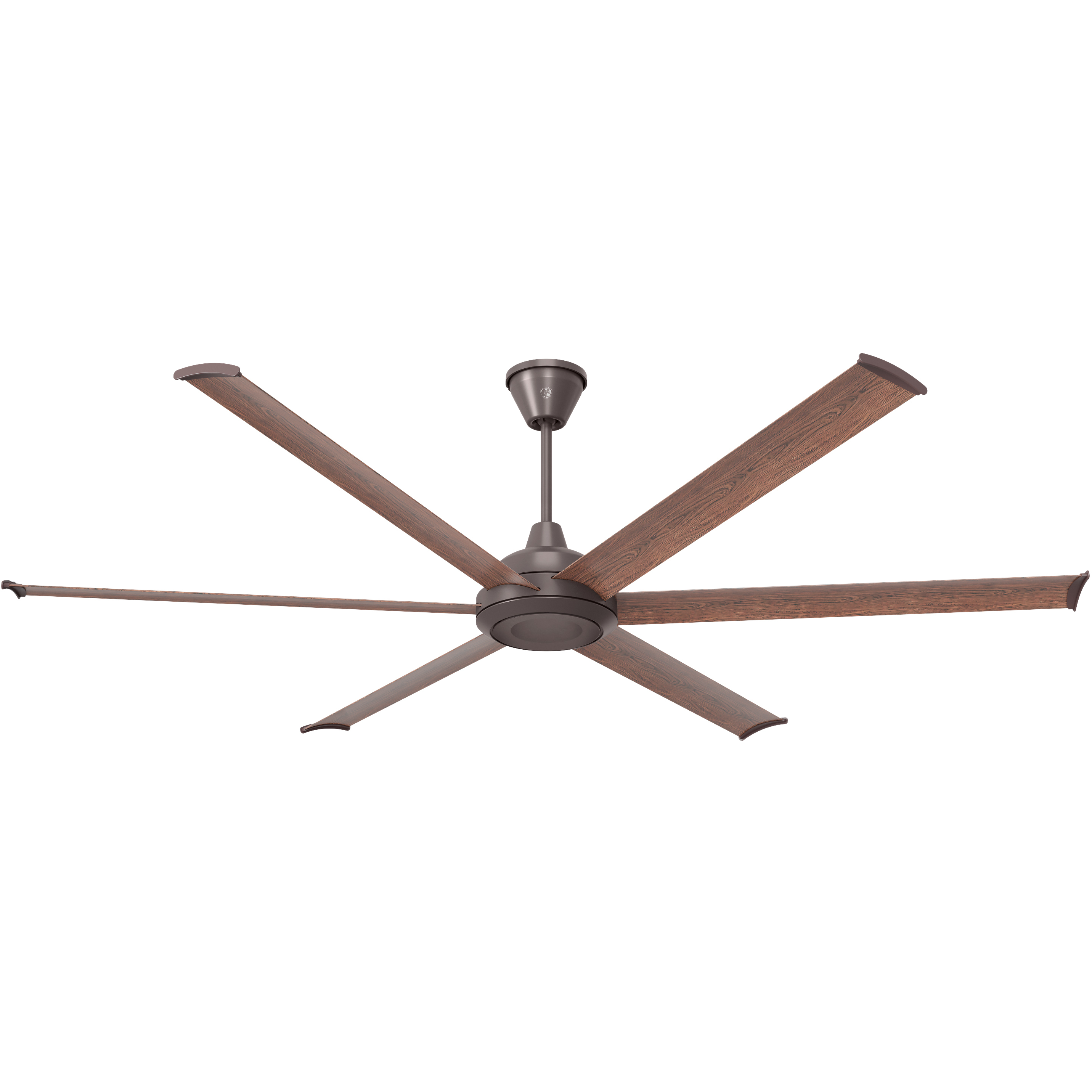 Bison 84 inch Oil Rubbed Bronze with Walnut Blades Outdoor Ceiling Fan in Wi-Fi