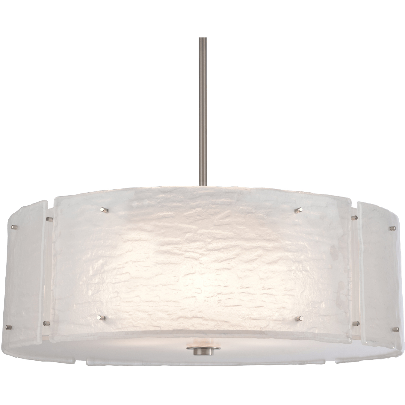 Textured Glass 4 Light 30.2 inch Burnished Bronze Chandelier Ceiling Light in Rimelight Frosted