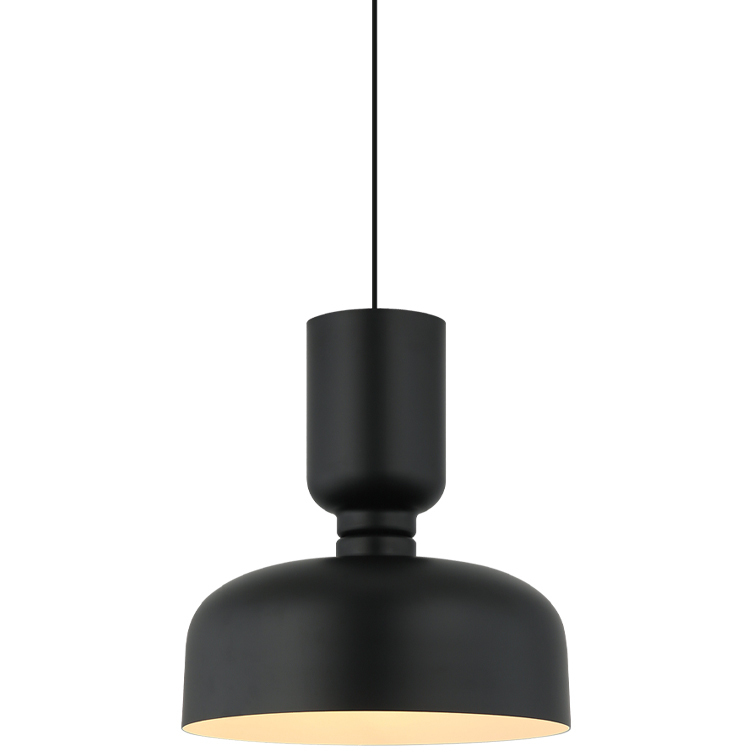 Pedestal 1 Light 13.75 inch Black Pendant Ceiling Light