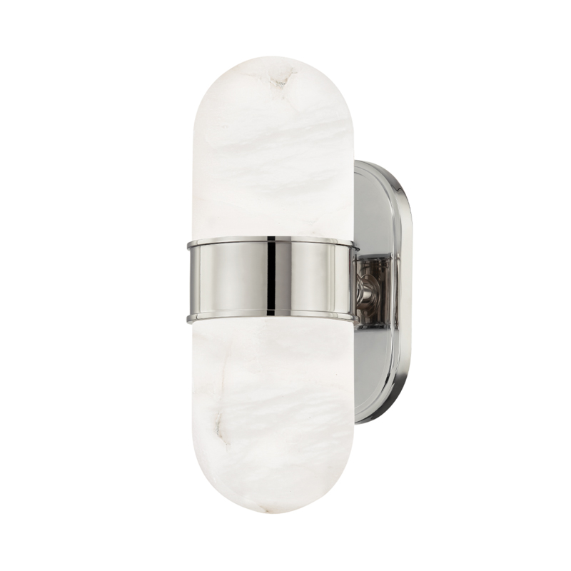 Beckler 2 Light 4.25 inch Polished Nickel Wall Sconce Wall Light