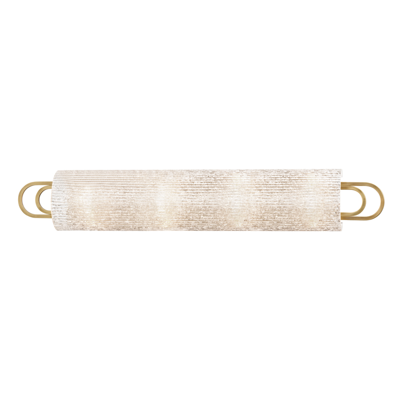 Buckley 4 Light 31 inch Aged Brass Bath Bracket Wall Light
