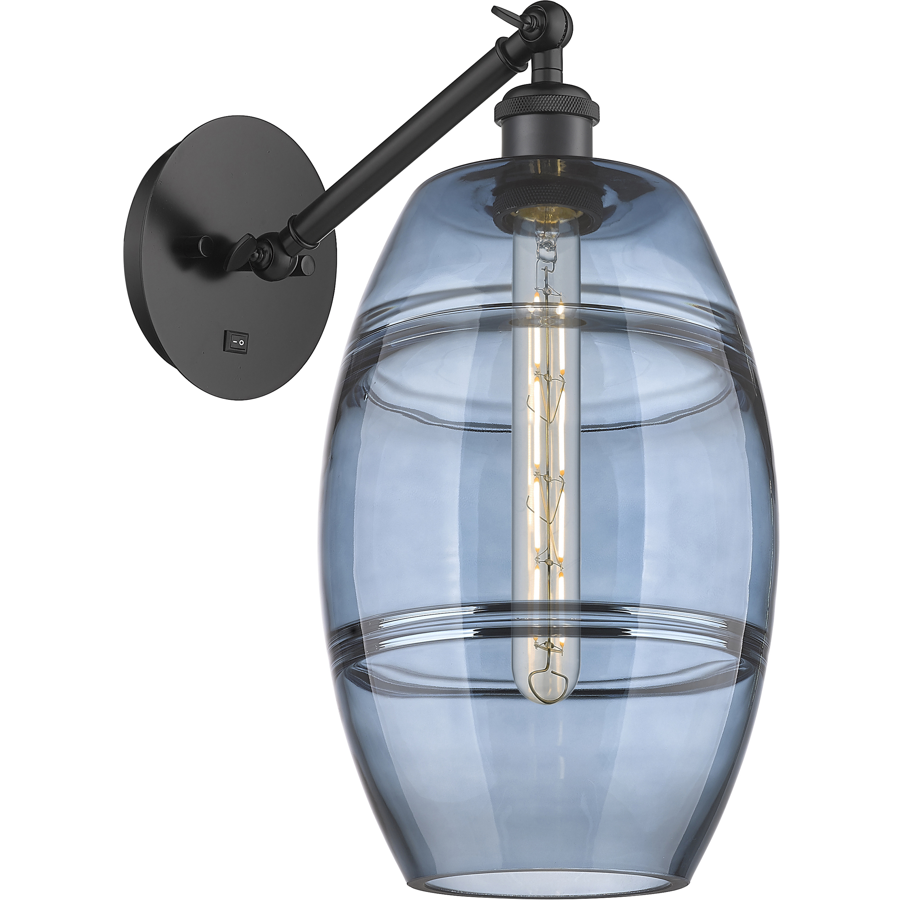 Ballston Vaz 1 Light 8 inch Matte Black Sconce Wall Light