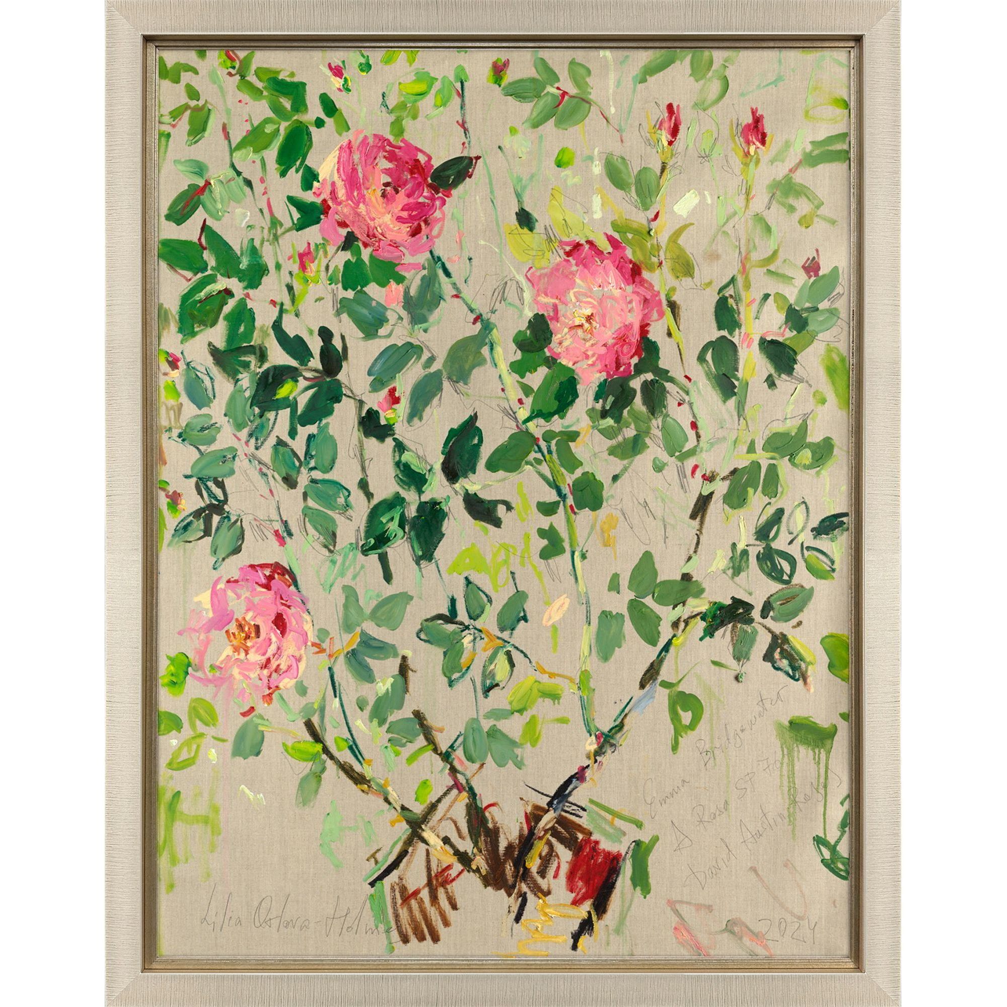 Paragon Green and Pink Framed Art