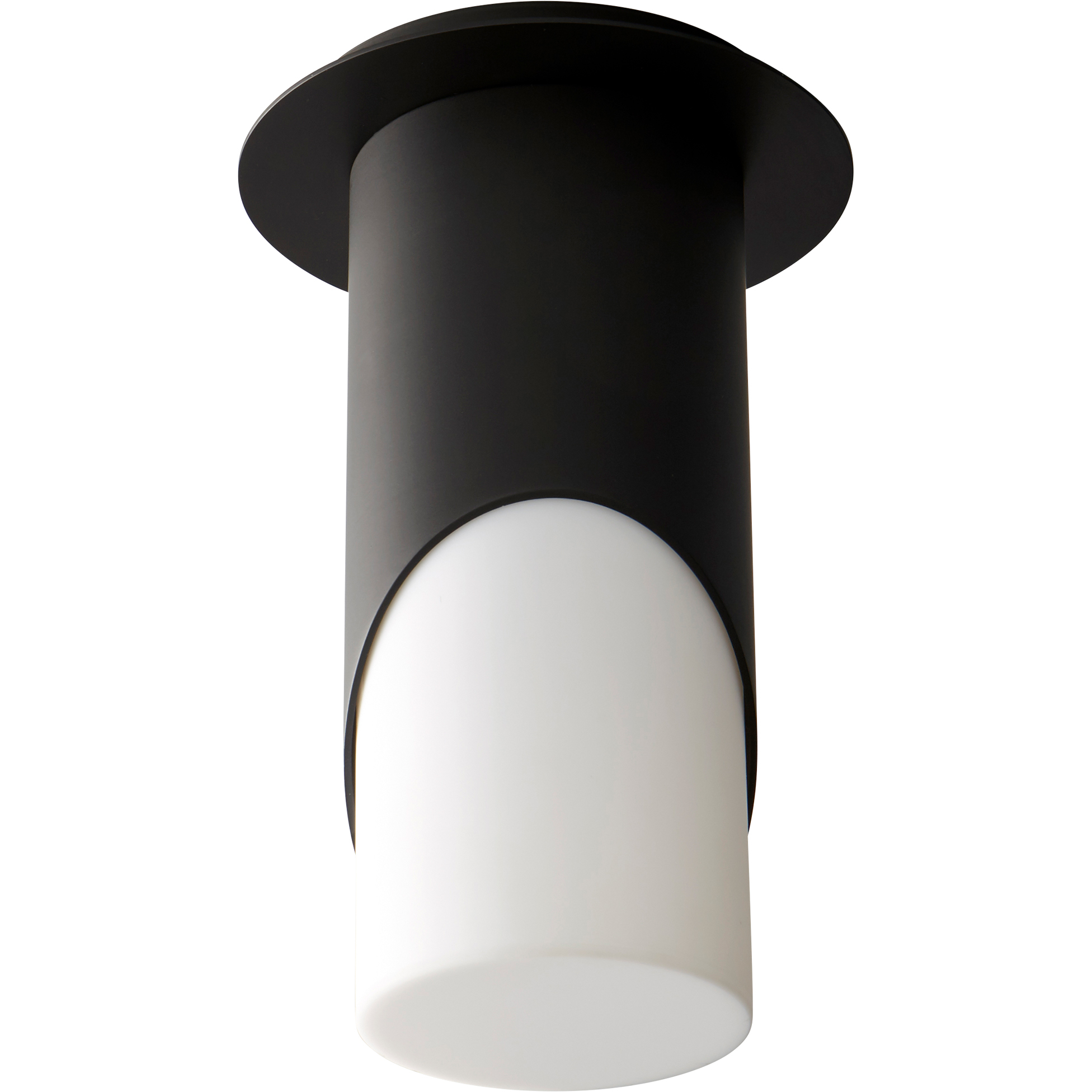Ellipse LED 6 inch Black Flush Mount Ceiling Light