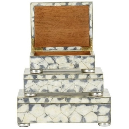 Nesting 8 inch Gray Box, Medium