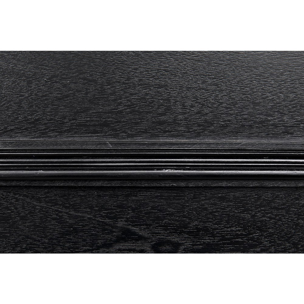 Lesly 26 X 24 inch Distressed Black Side Table