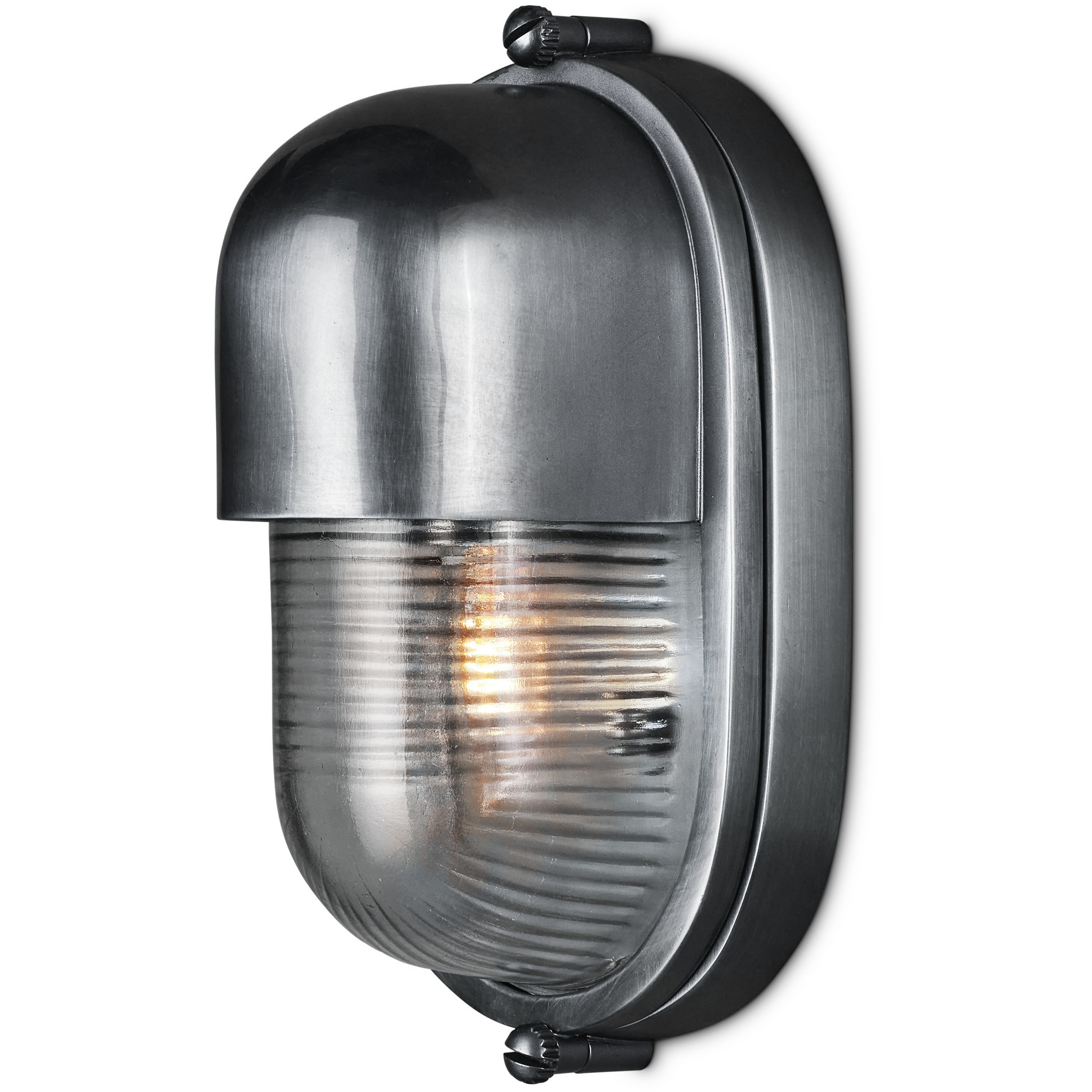Maritime 1 Light 8.5 inch Antique Silver Outdoor Wall Sconce