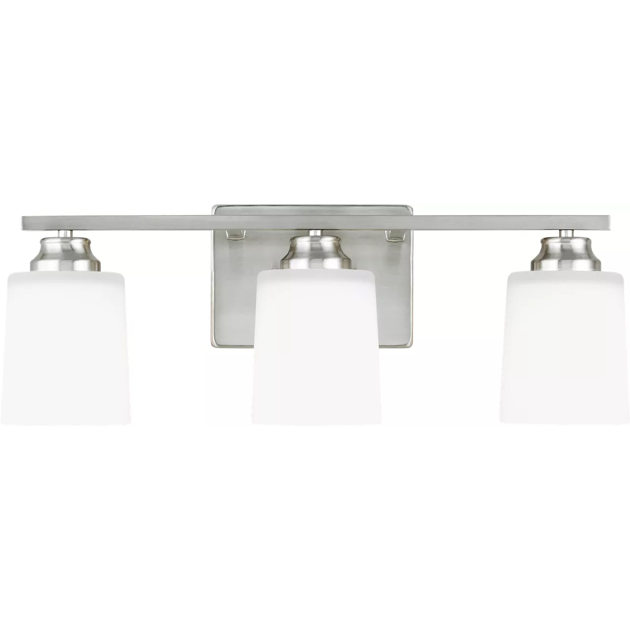 Vinton 3 Light 20.75 inch Brushed Nickel Wall Bath Fixture Wall Light in Incandescent