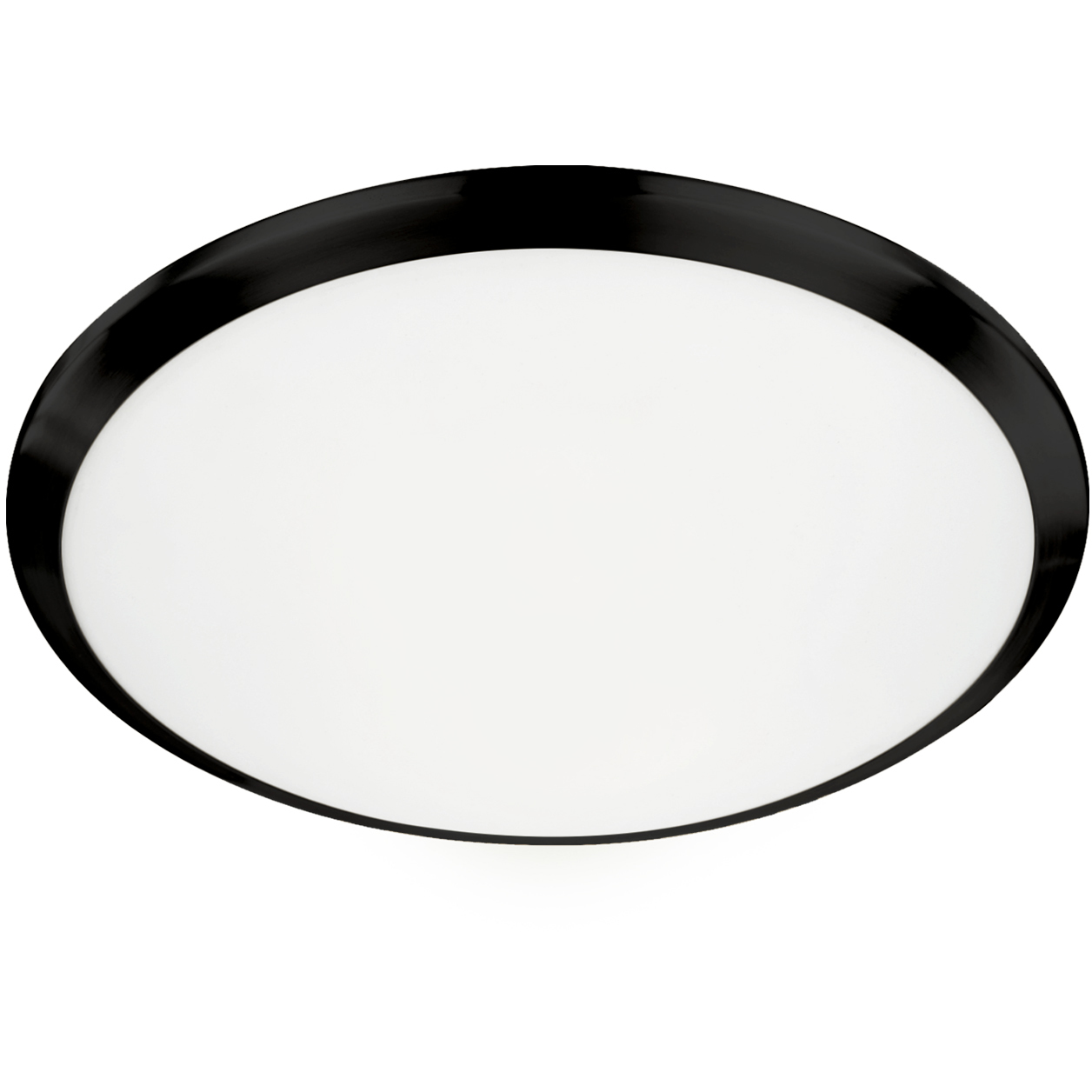 Malta LED 15 inch Black Flush Mount Ceiling Light