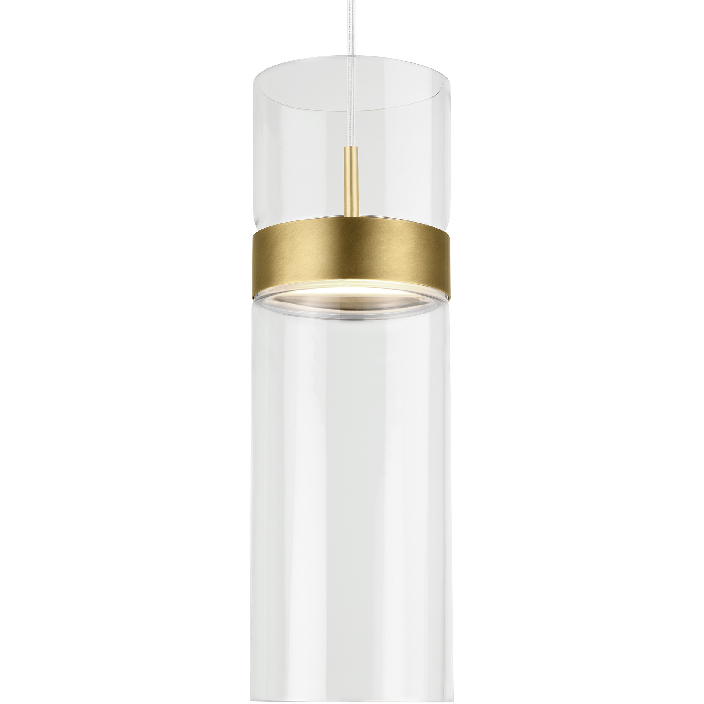 Sean Lavin Manette LED 5 inch Natural Brass Pendant Ceiling Light, Integrated LED
