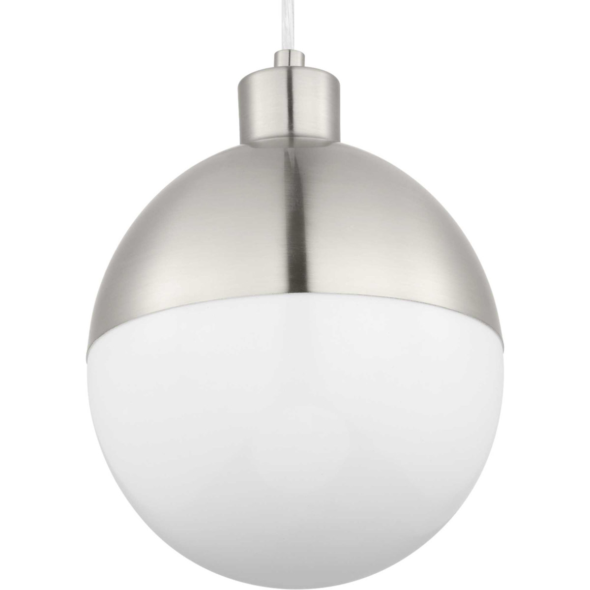 Globe LED LED 8 inch Brushed Nickel Pendant Ceiling Light