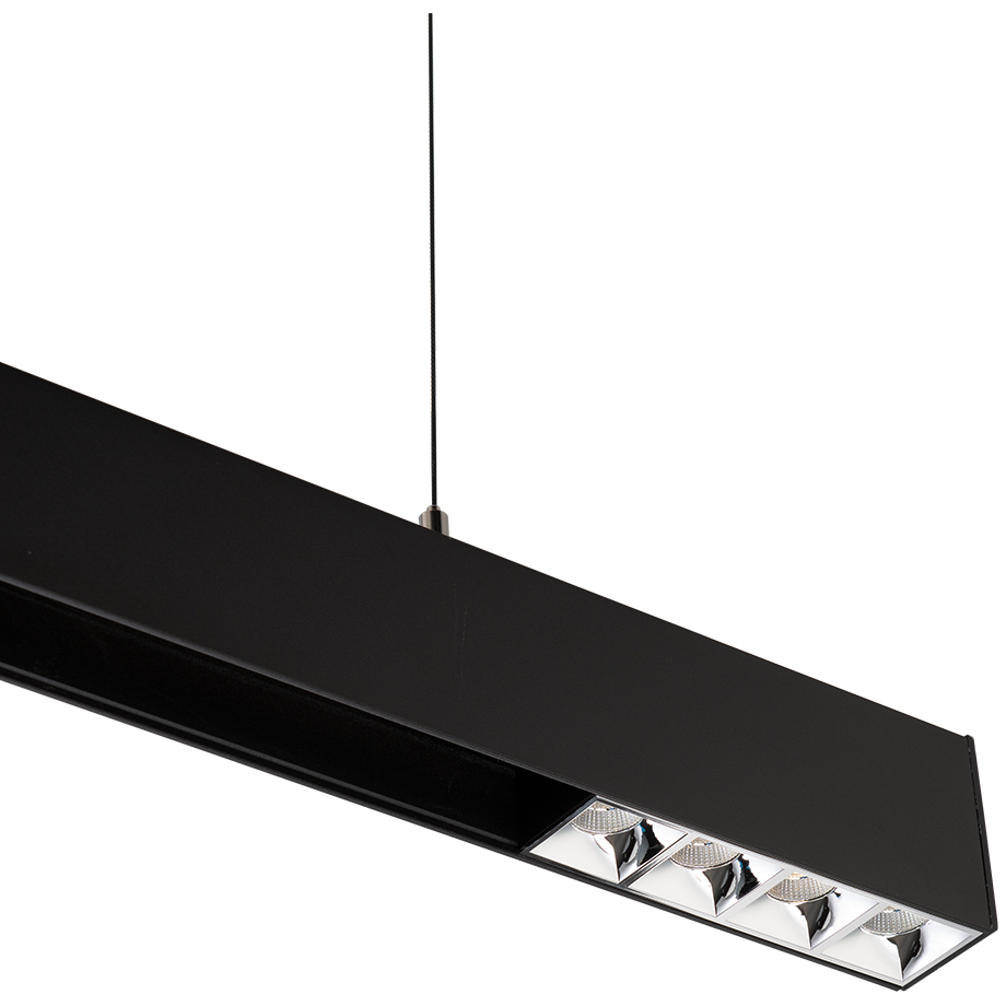 Ventrix 1 Light 48 Chrome Track Fixtures Ceiling Light