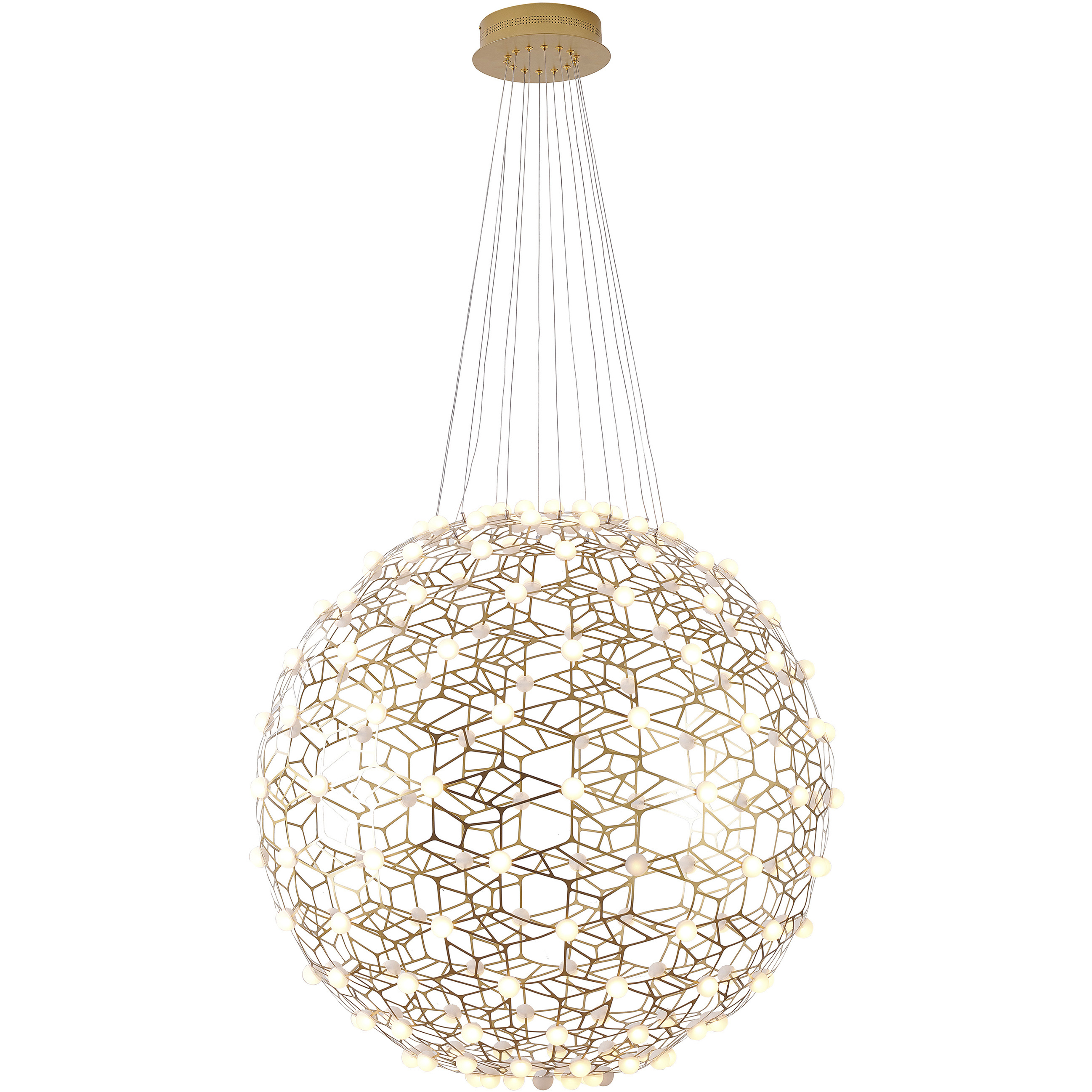 Canada LED 39.37 inch Gold Chandelier Ceiling Light
