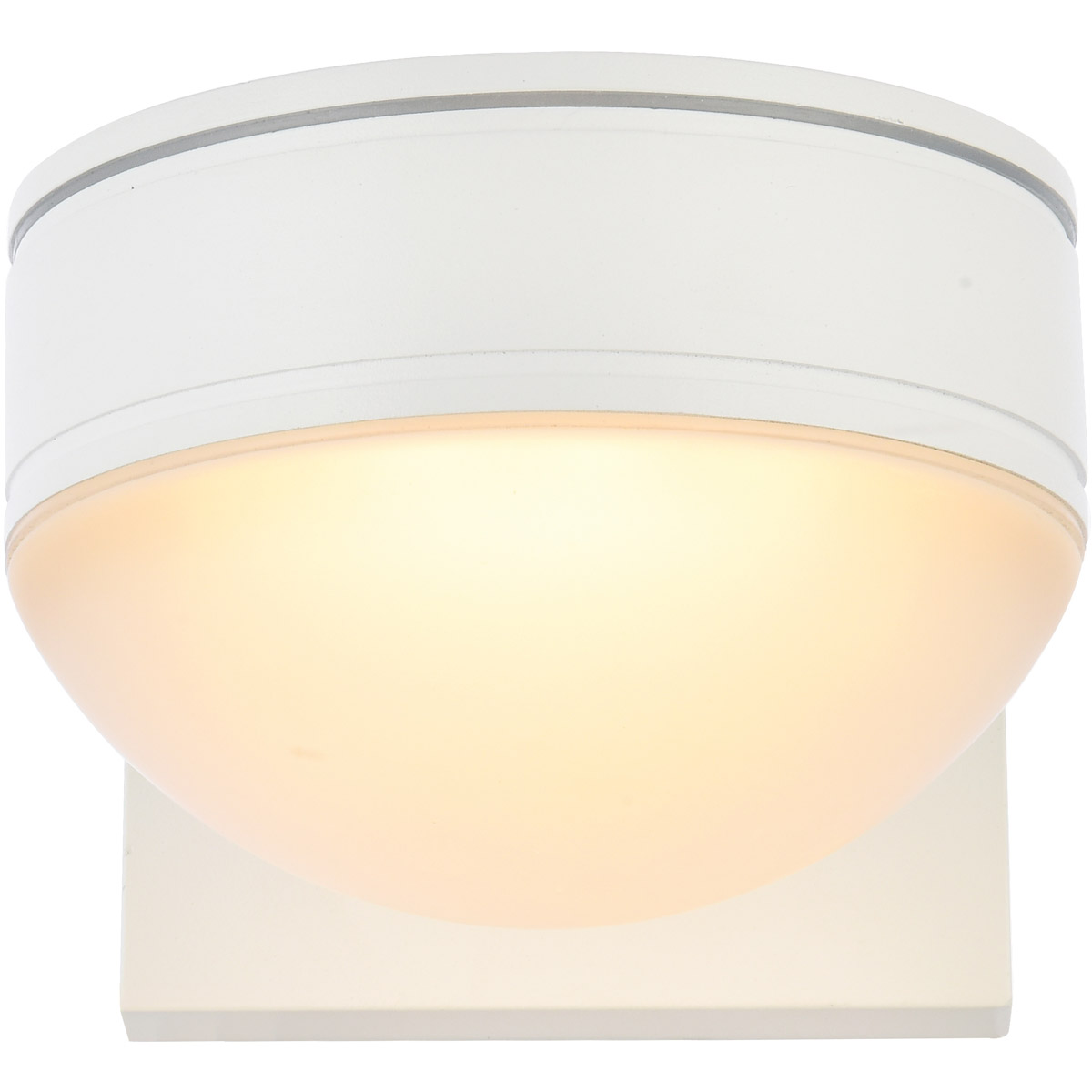 Raine 5 inch White Outdoor Wall Light