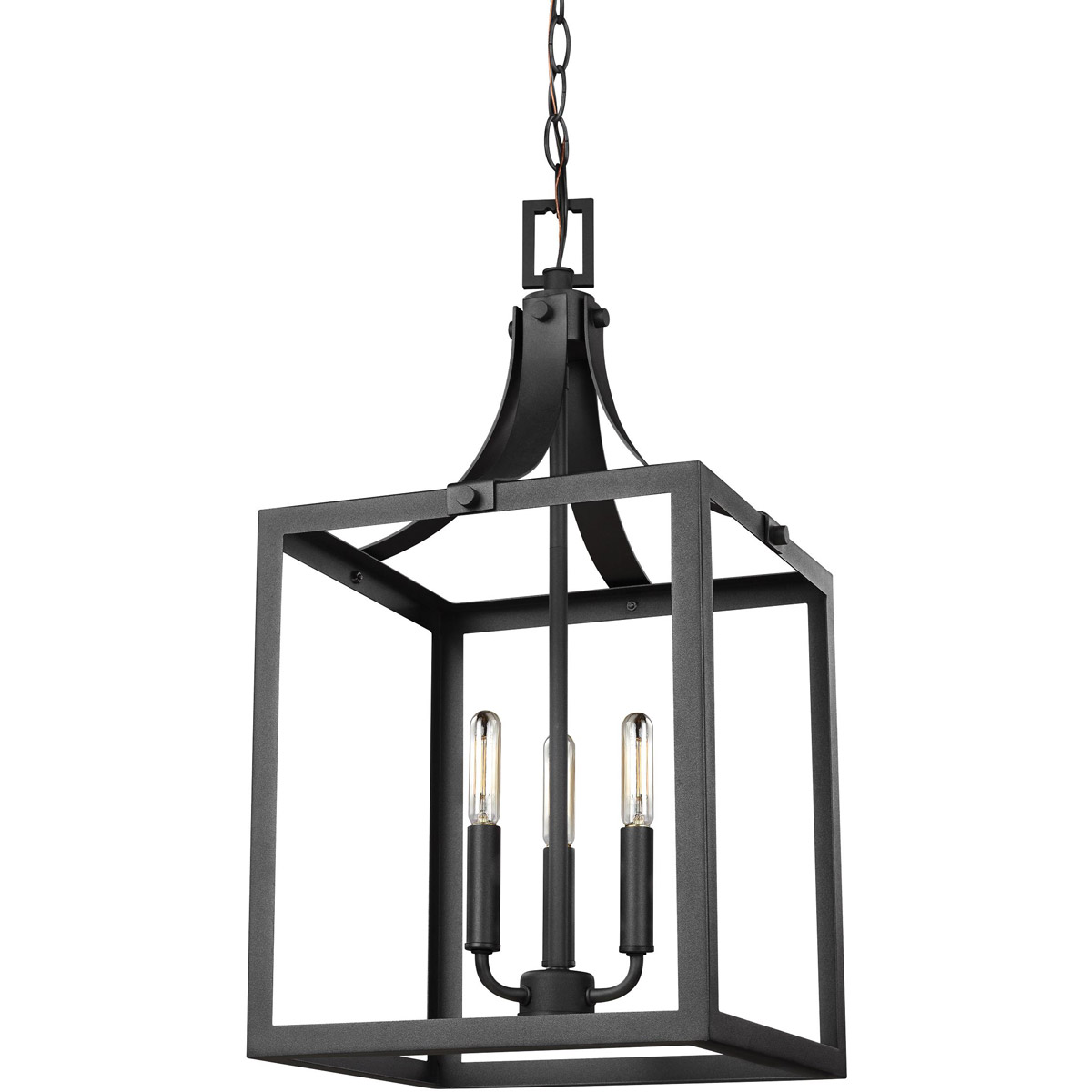 Labette 3 Light 12 inch Black Foyer Pendant Ceiling Light Labette 3 Light 12 inch Black Foyer Pendant Ceiling Light