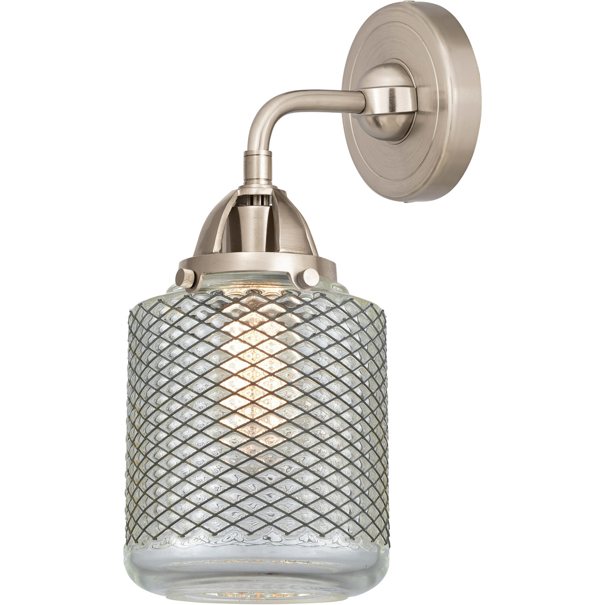 Nouveau 2 Stanton LED 6 inch Brushed Satin Nickel Sconce Wall Light