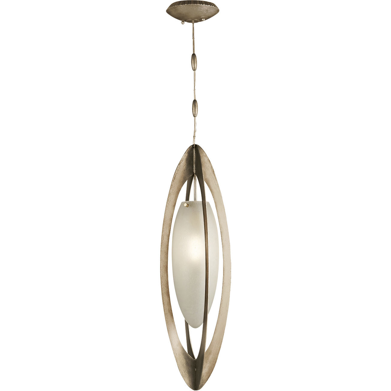 Allegretto Pendant Ceiling Light in Silver