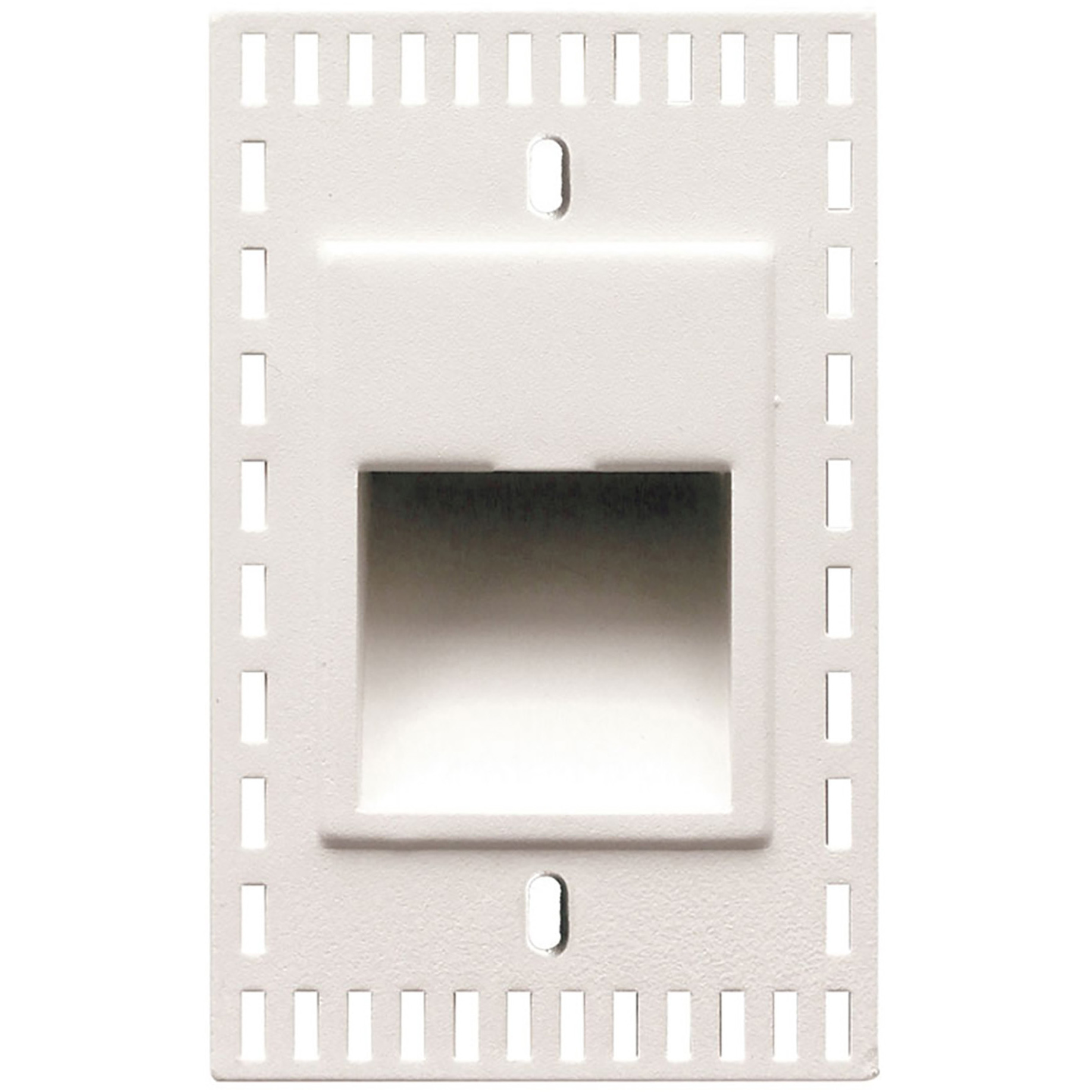 WAC 120V Invisible Trim Step Light LED 1.75 inch White ADA Step and Wall Light in 3000K Warm White LED, WAC Lighting