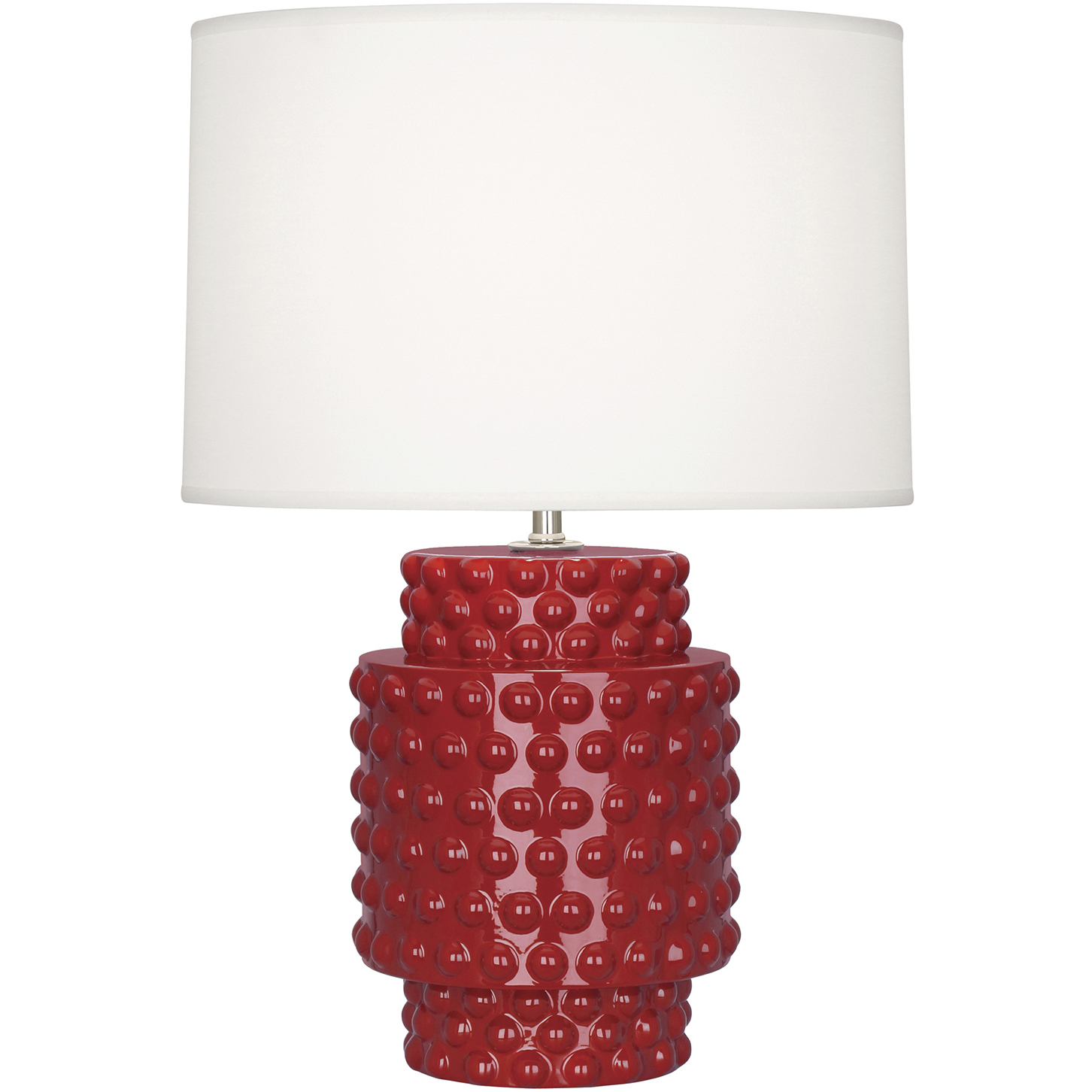 Small Dolly 21.38 inch 150 watt Ruby Red Accent Lamp Portable Light in Fondine