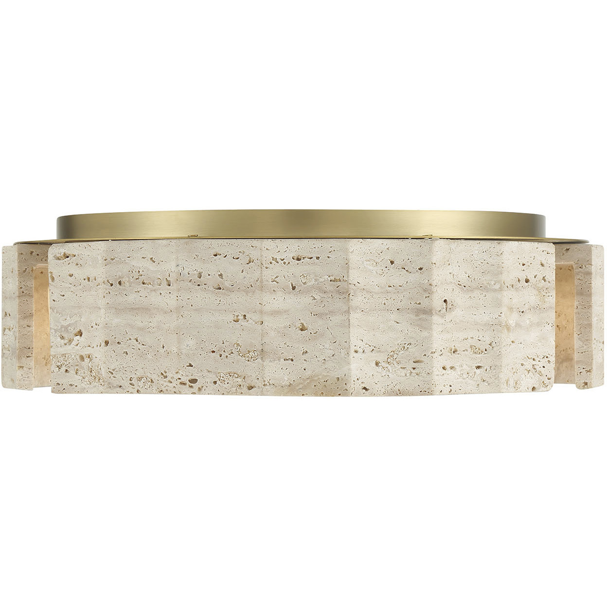 Roslington LED 17.5 inch Gold Flush Mount Ceiling Light